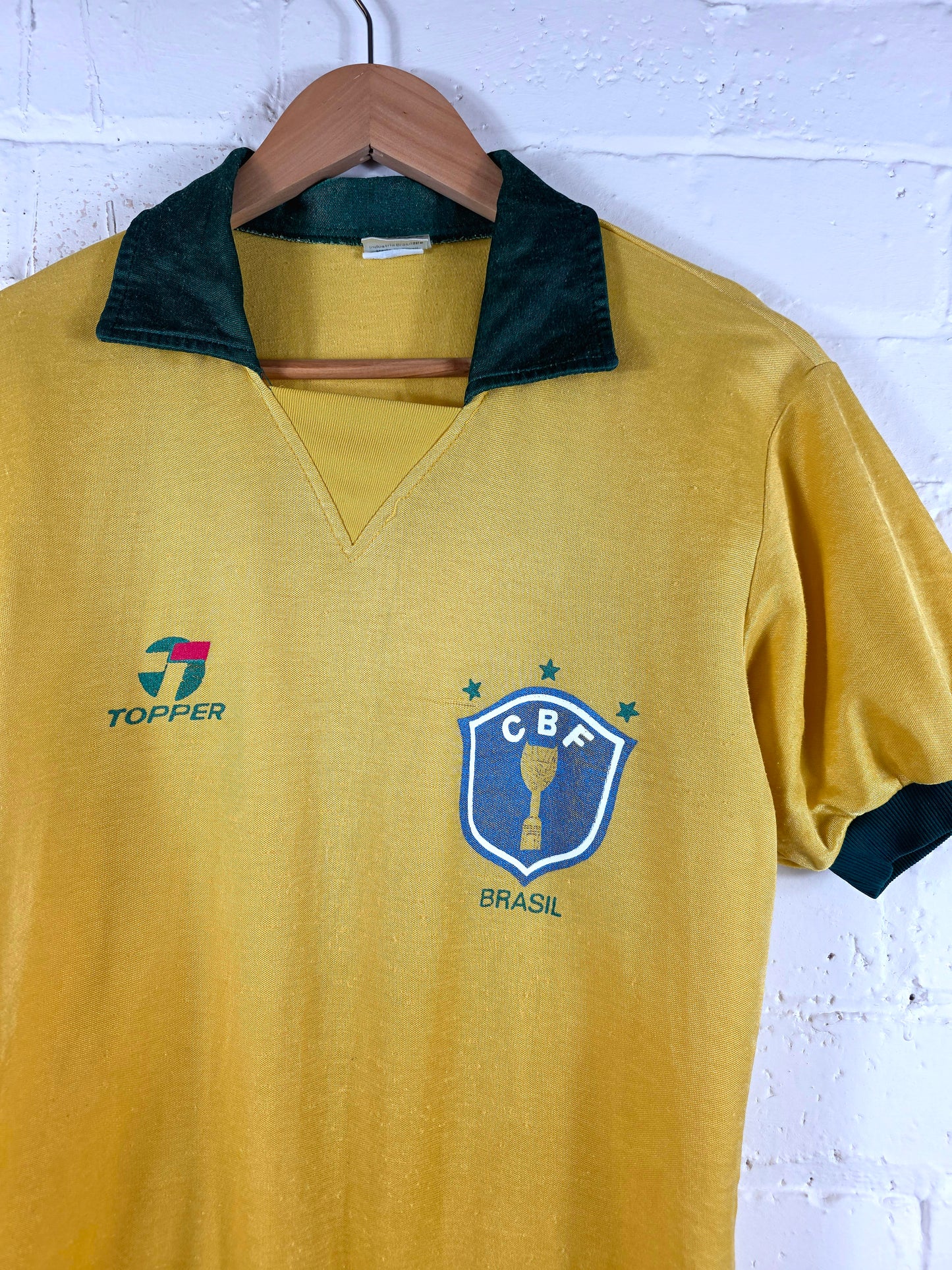 Topper Brazil 1989/91 Home Shirt Medium