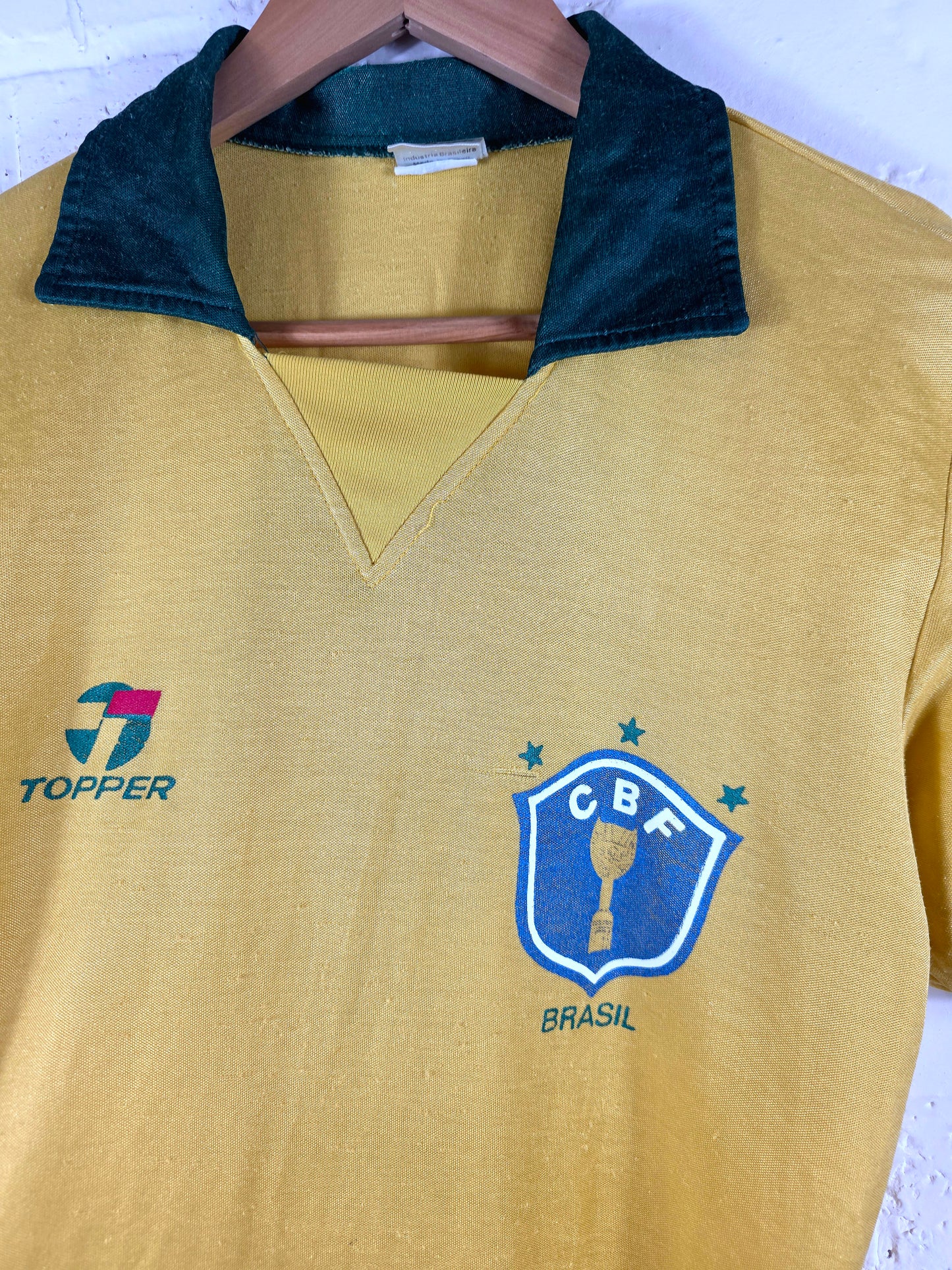 Topper Brazil 1989/91 Home Shirt Medium