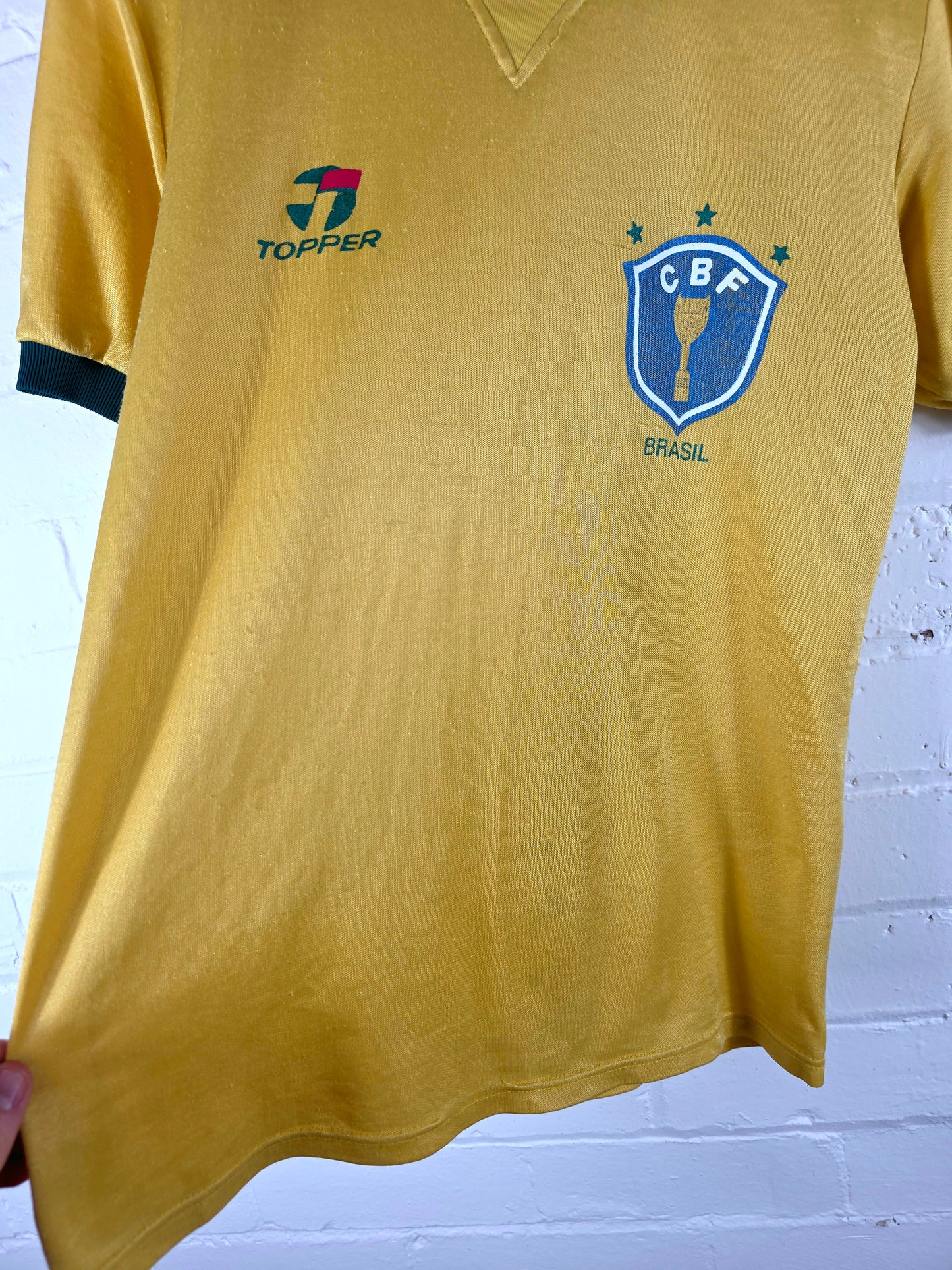 Topper Brazil 1989/91 Home Shirt Medium