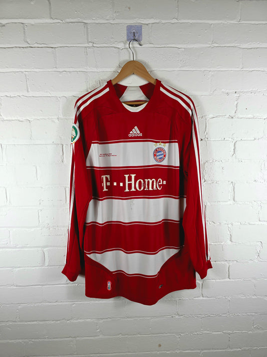 Adidas Bayern Munich 'Klose 18' 2007/08 Long Sleeve Match Prepared DFB-Pokal Finale Home Shirt XL