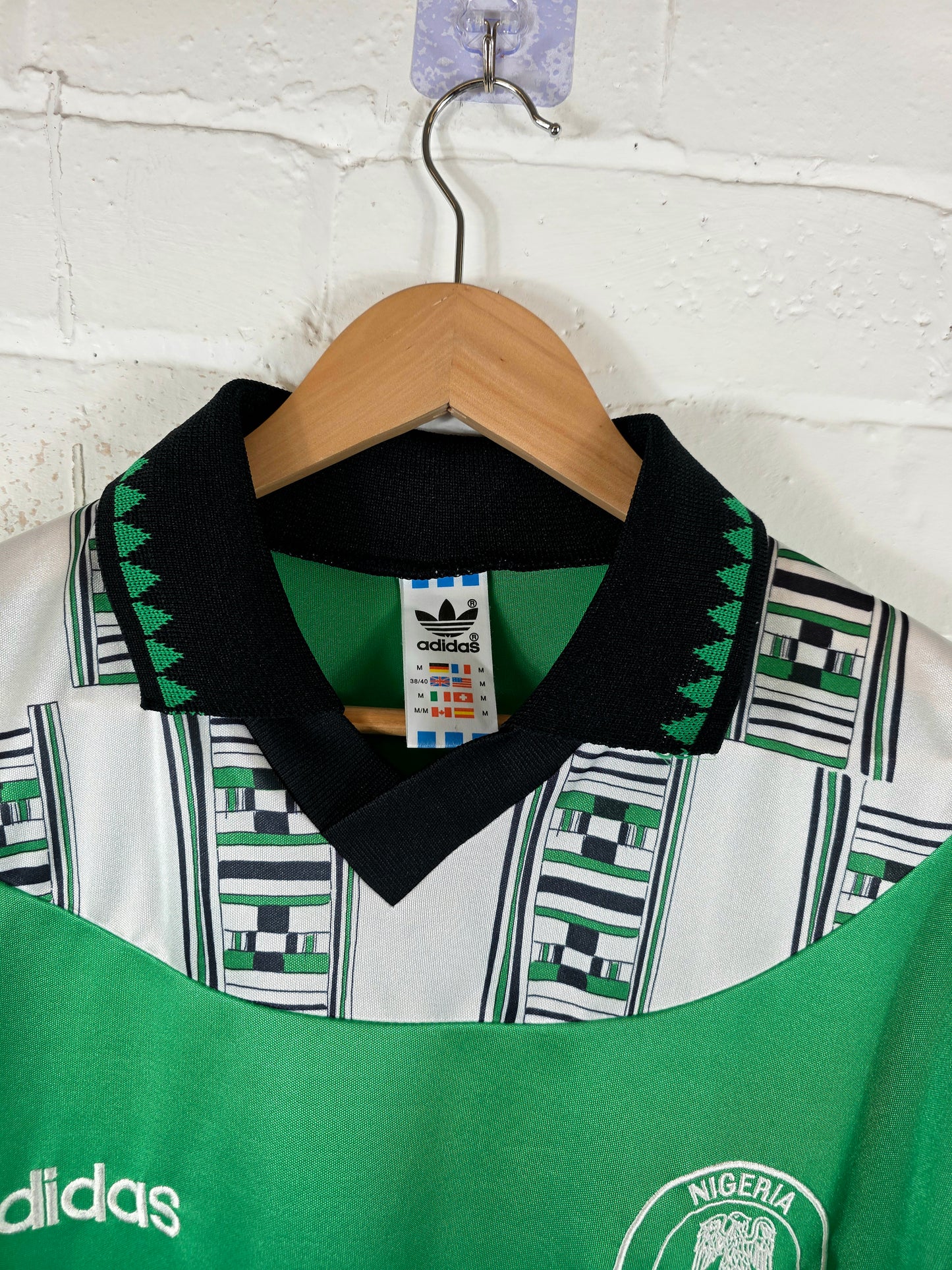 Adidas Nigeria 1994/95 Home Shirt Medium