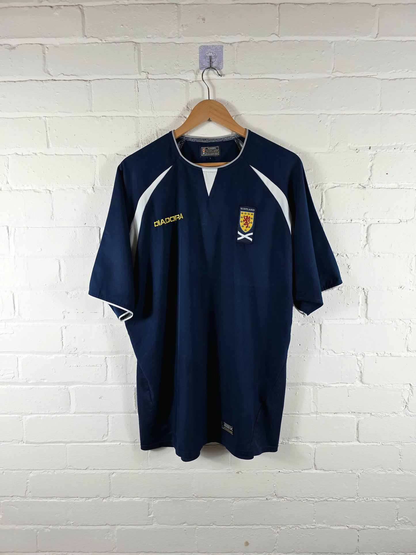 Diadora Scotland 2003/05 Home Shirt Large