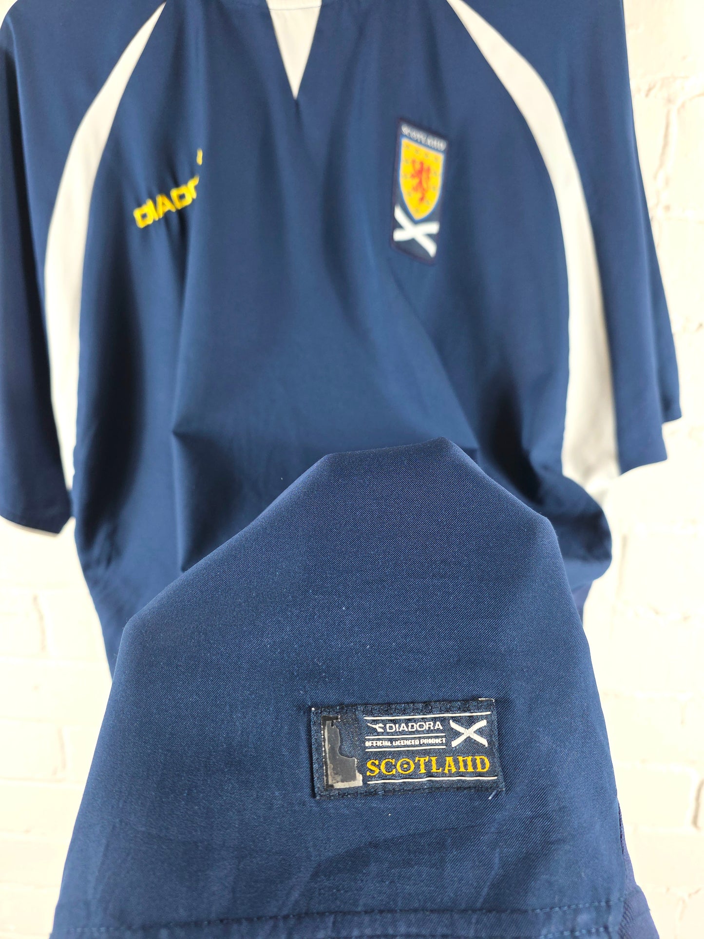 Diadora Scotland 2003/05 Home Shirt Large