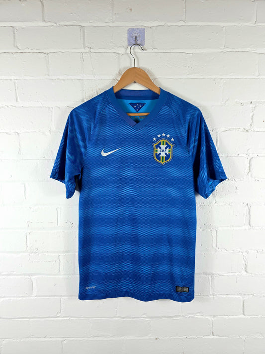 Nike Brazil 2014/15 Away Shirt Small