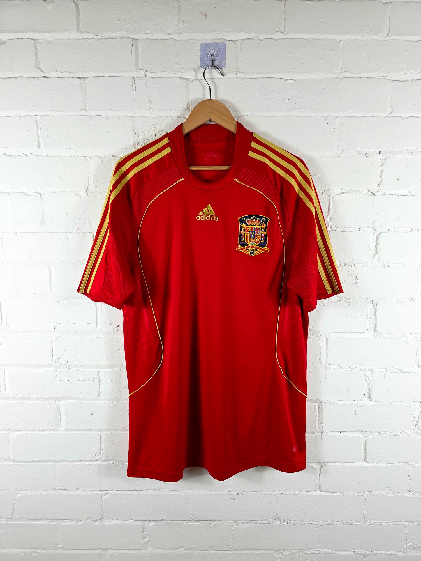Adidas Spain 2008/10 Home Shirt Large