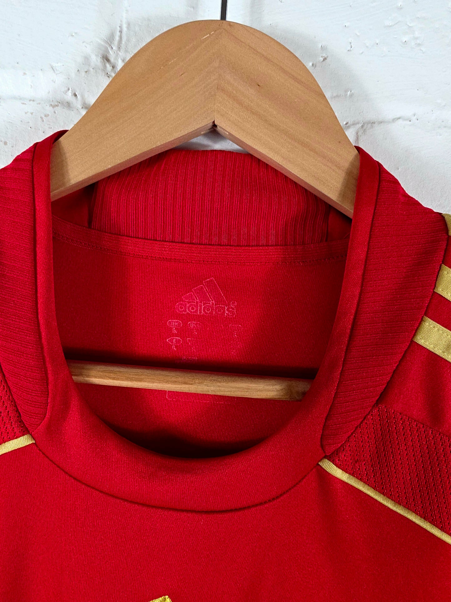 Adidas Spain 2008/10 Home Shirt Large