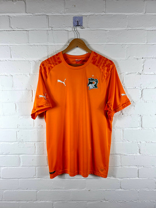 Puma Ivory Coast 2014/16 Home Shirt Large