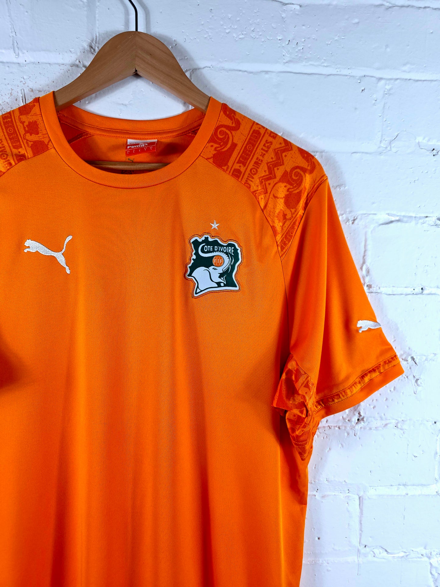 Puma Ivory Coast 2014/16 Home Shirt Large