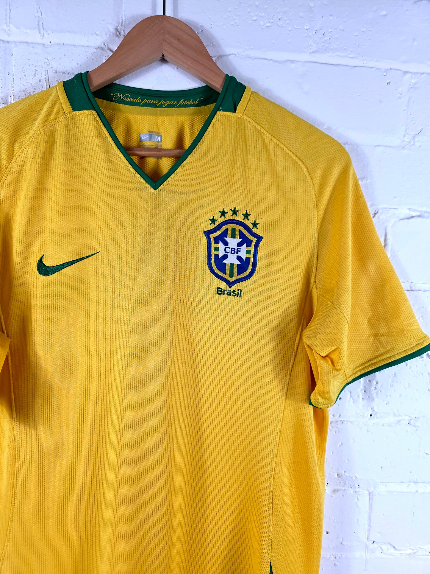 Nike Brazil 2008/10 Home Shirt Medium
