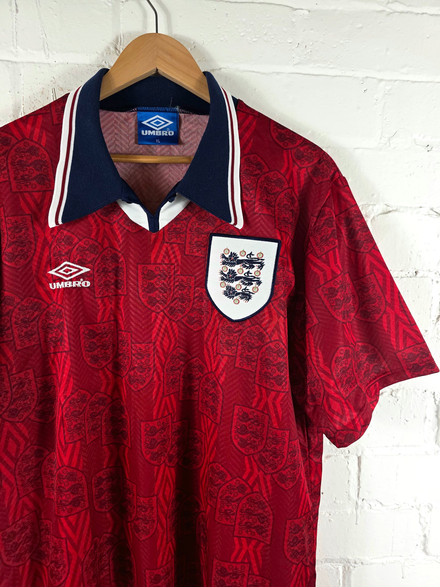 Umbro England 1993/95 Away Shirt XL