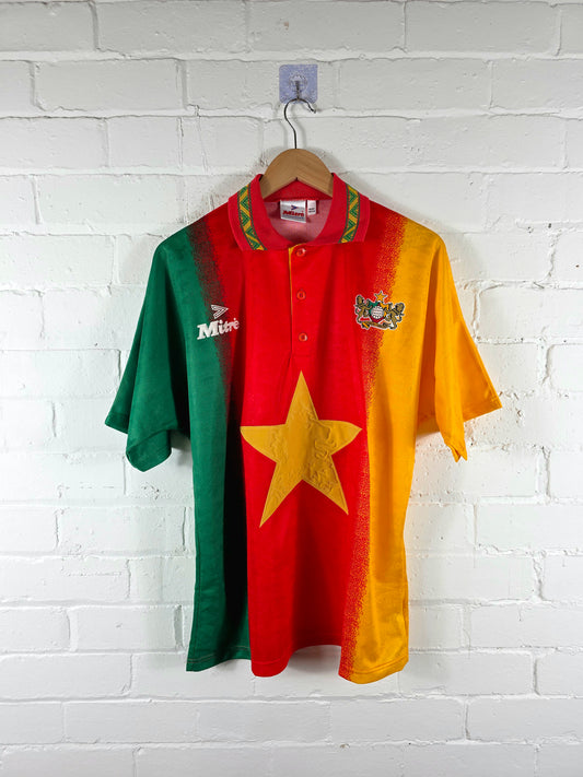 Mitre Cameroon 1994/95 Home Shirt Large