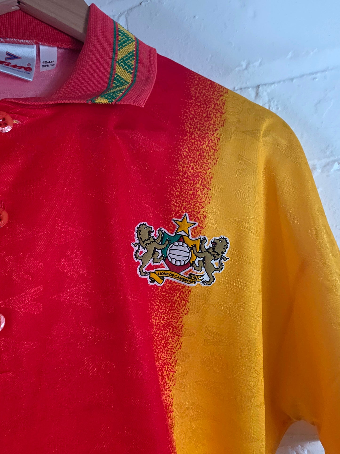 Mitre Cameroon 1994/95 Home Shirt Large