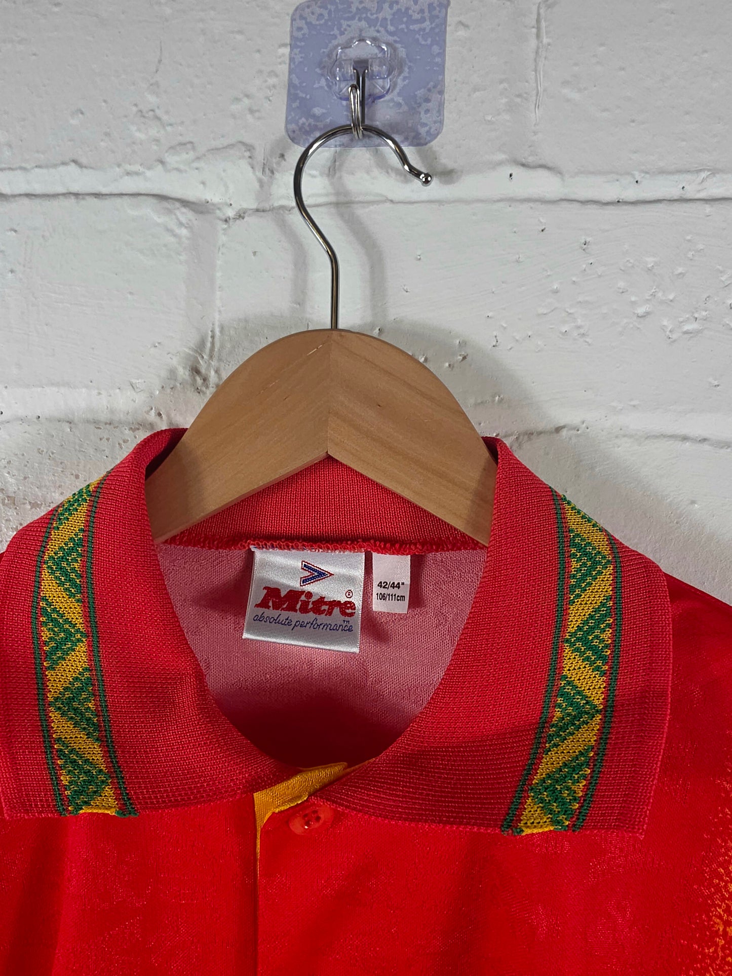 Mitre Cameroon 1994/95 Home Shirt Large