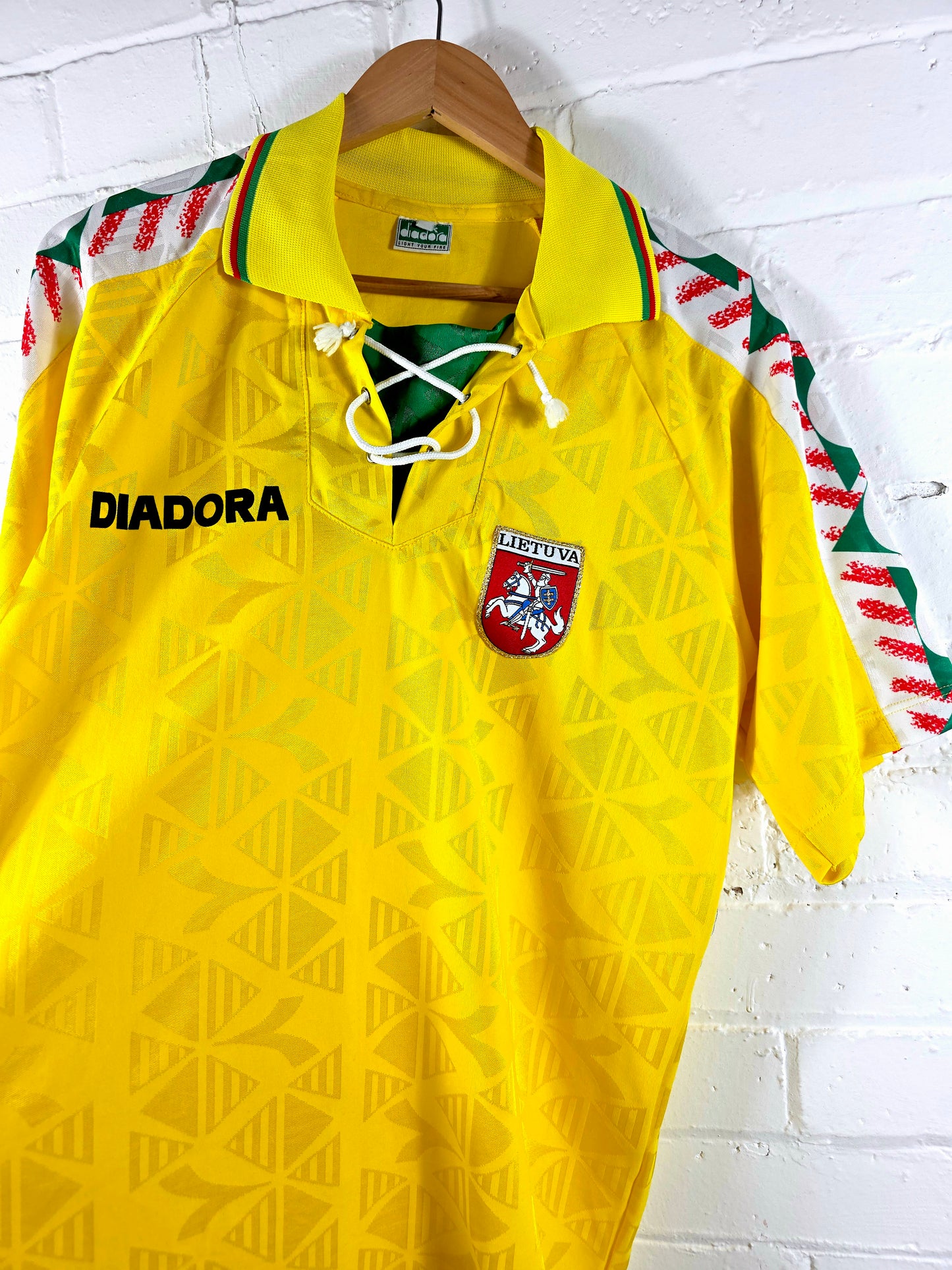 Diadora Lithuania 1996/98 Home Shirt XL