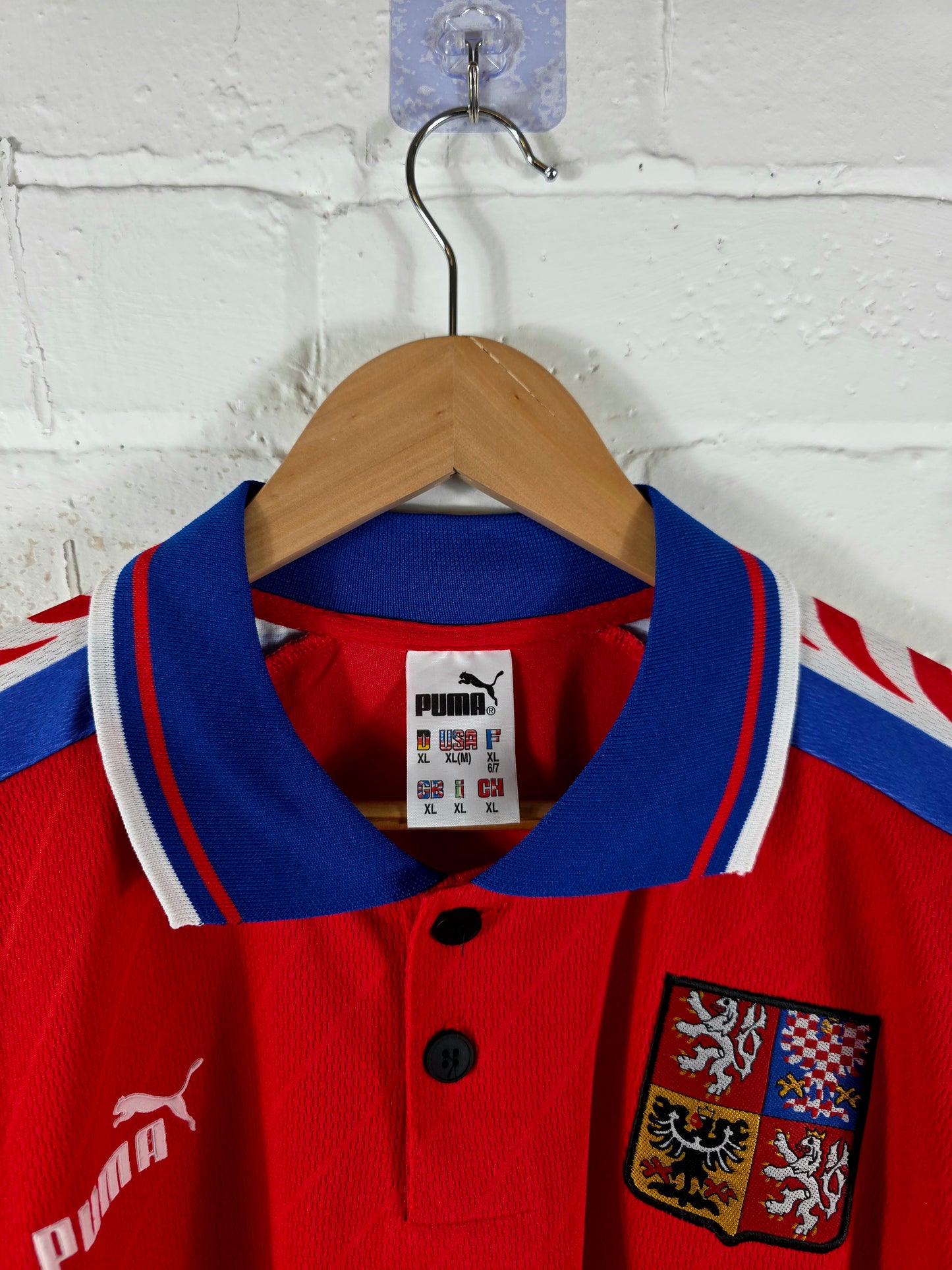 Puma Czech Republic 1996/98 'Poborsky 8' Home Shirt XL