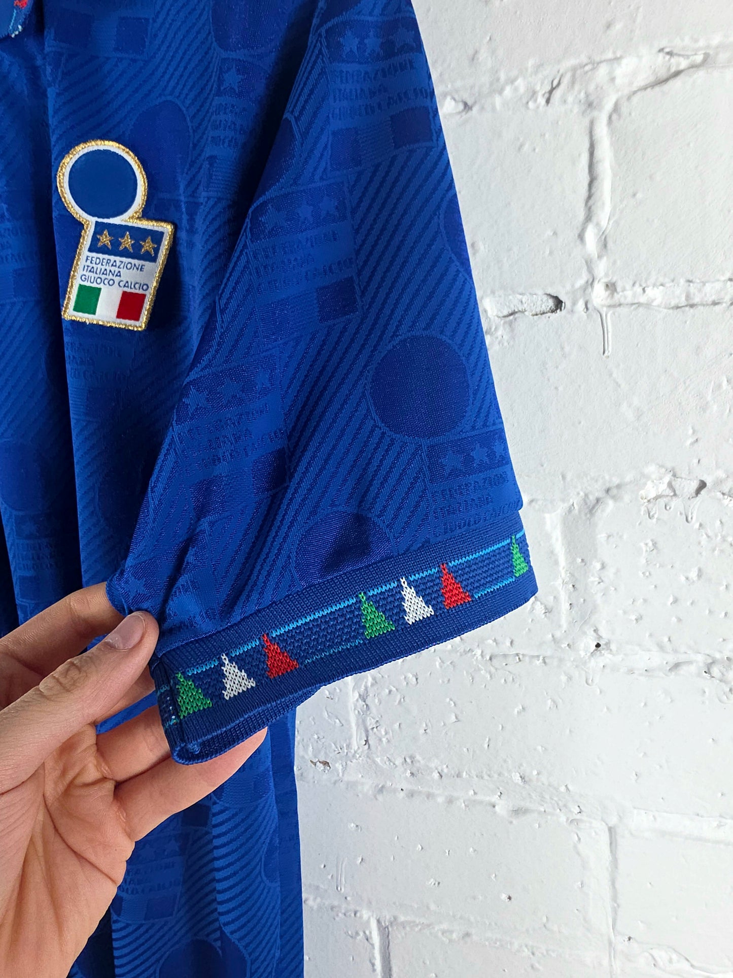 Diadora Italy 1993/94 Player Spec Home Shirt Large