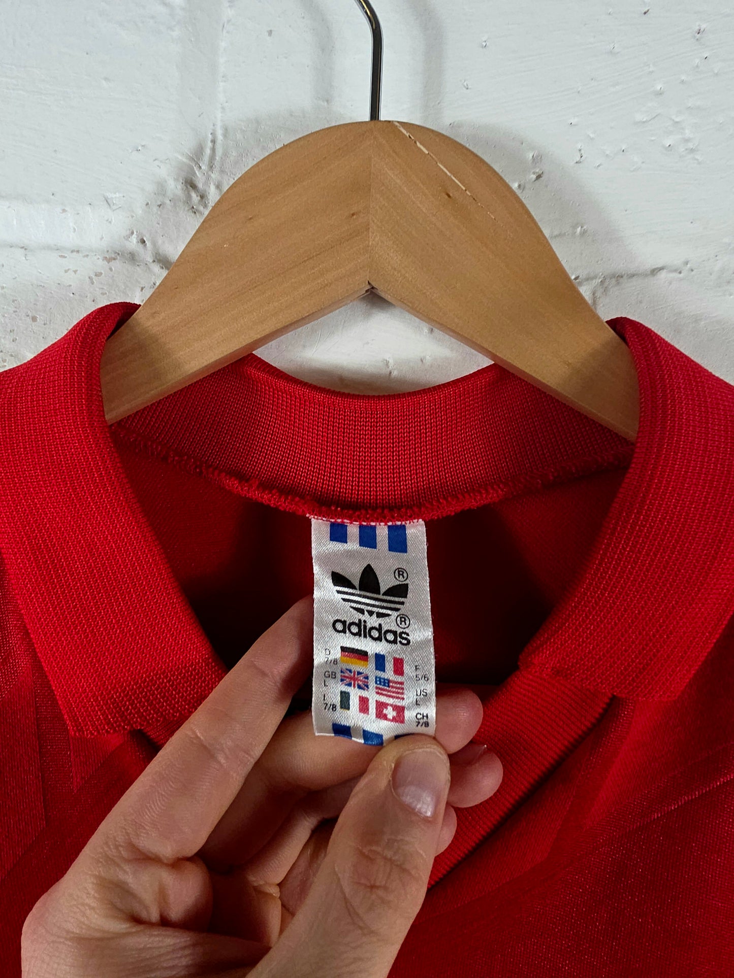 Adidas Belgium 1986/90 Home Shirt Large