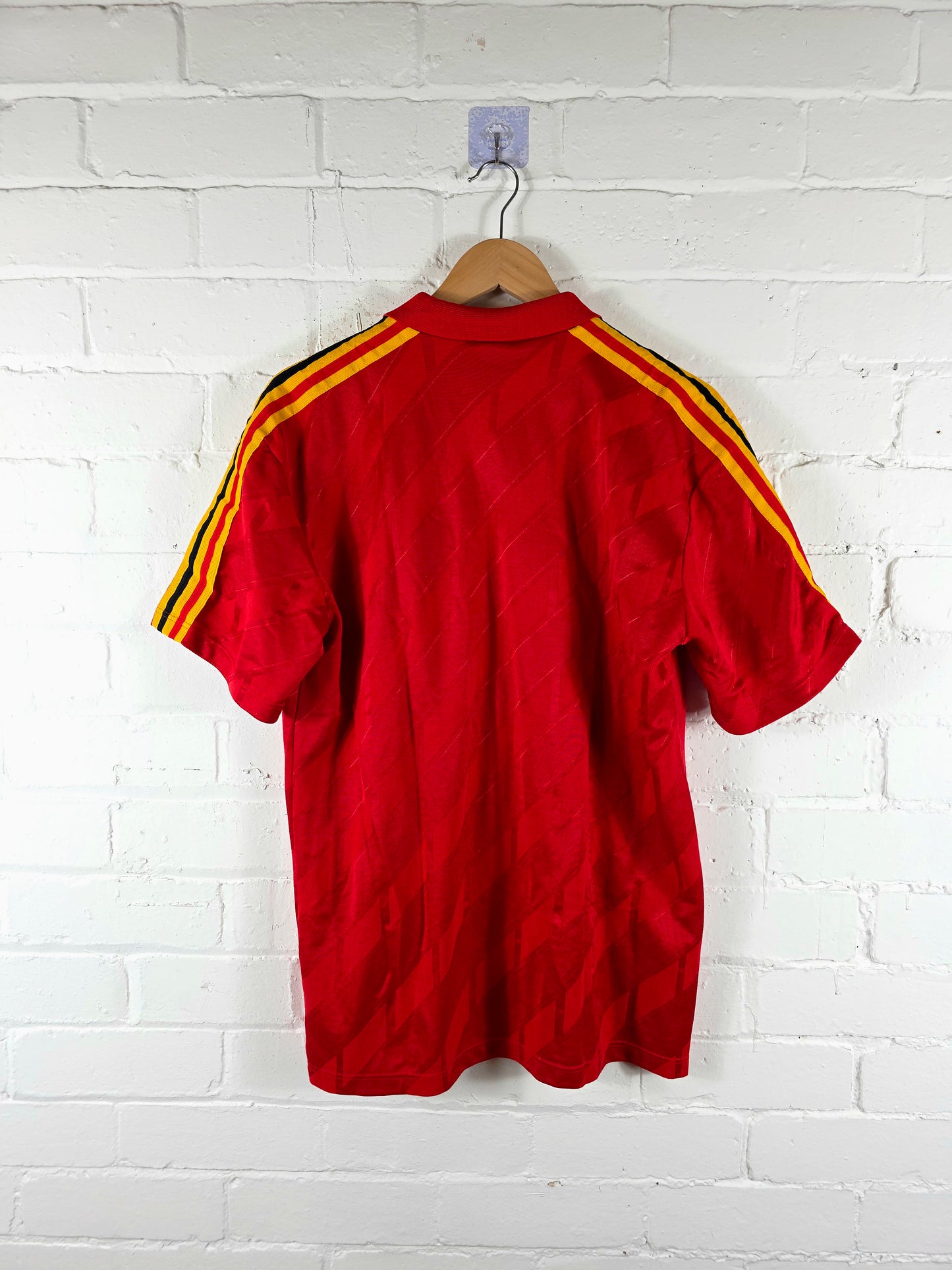 Adidas Belgium 1986/90 Home Shirt Large