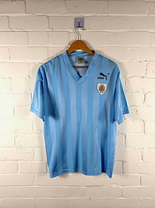 Puma Uruguay 1990/92 Home Shirt Medium