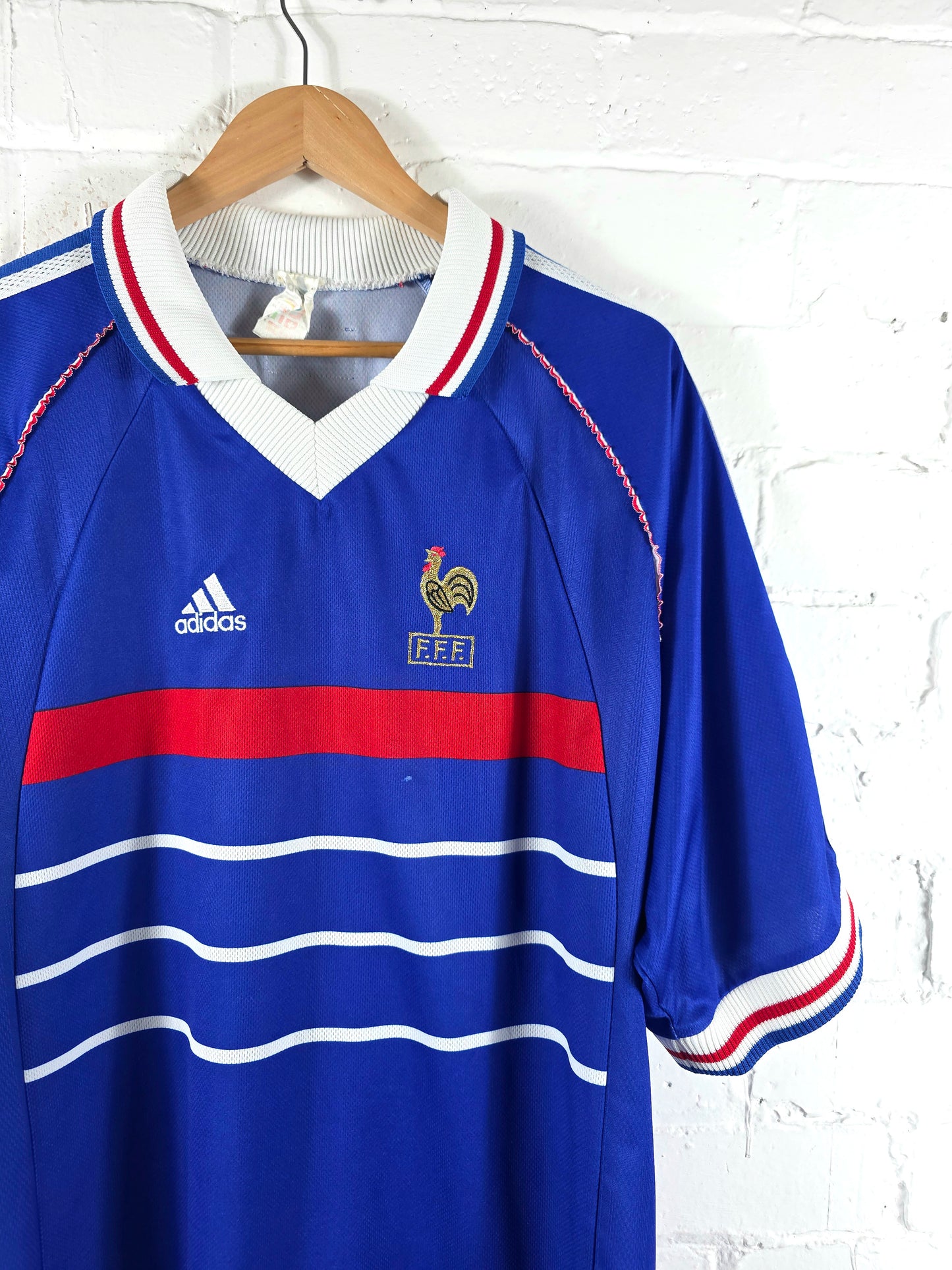 Adidas France 1998/00 Home Shirt XL