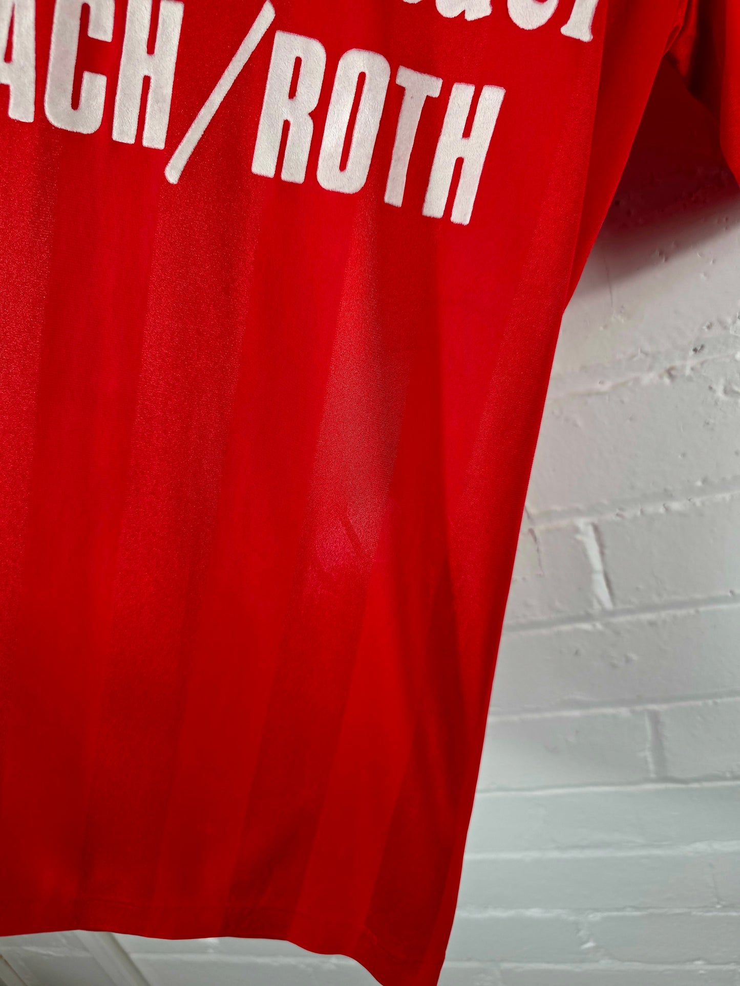 Le Coq Sportif Hambach / Roth 1980s Football Shirt Large
