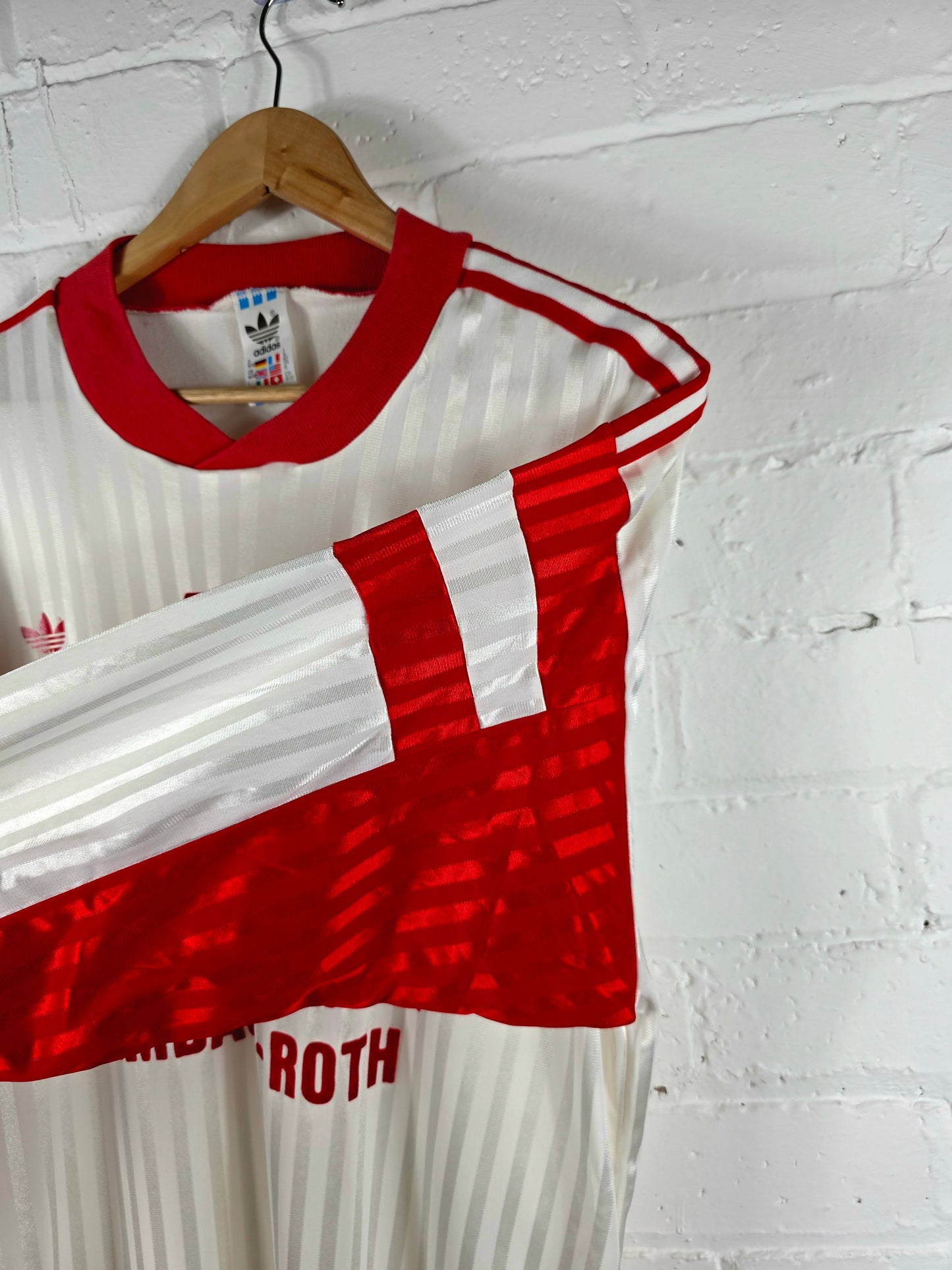 Adidas Hambach / Roth 1990s Long Sleeve Vintage Football Shirt XL