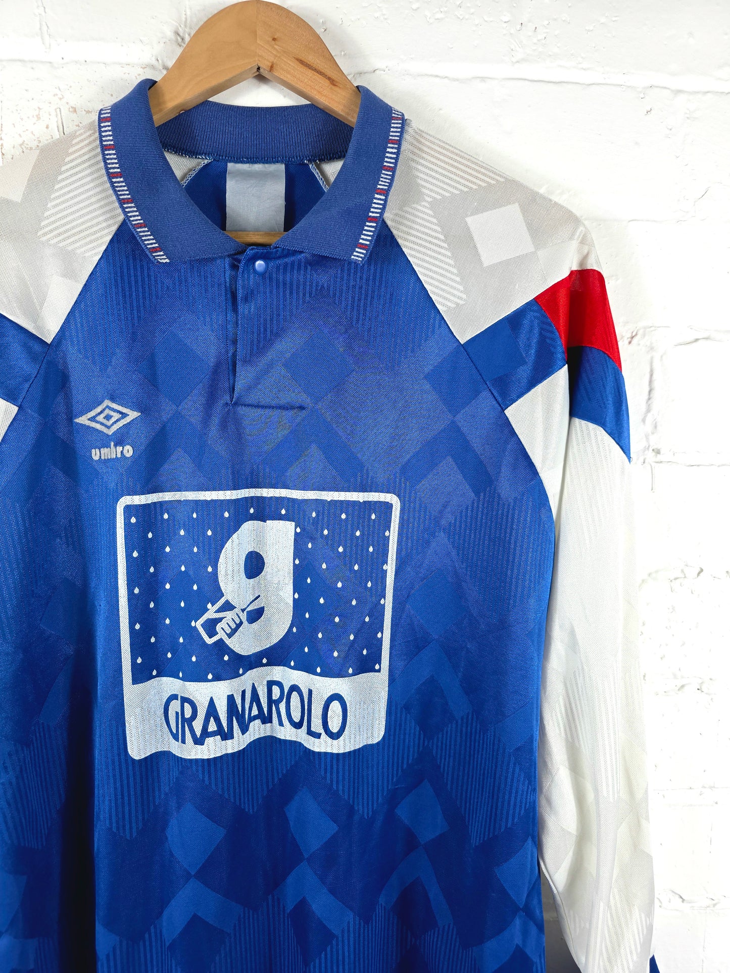 Umbro Vintage 1990s Long Sleeve Vintage Template Shirt Large