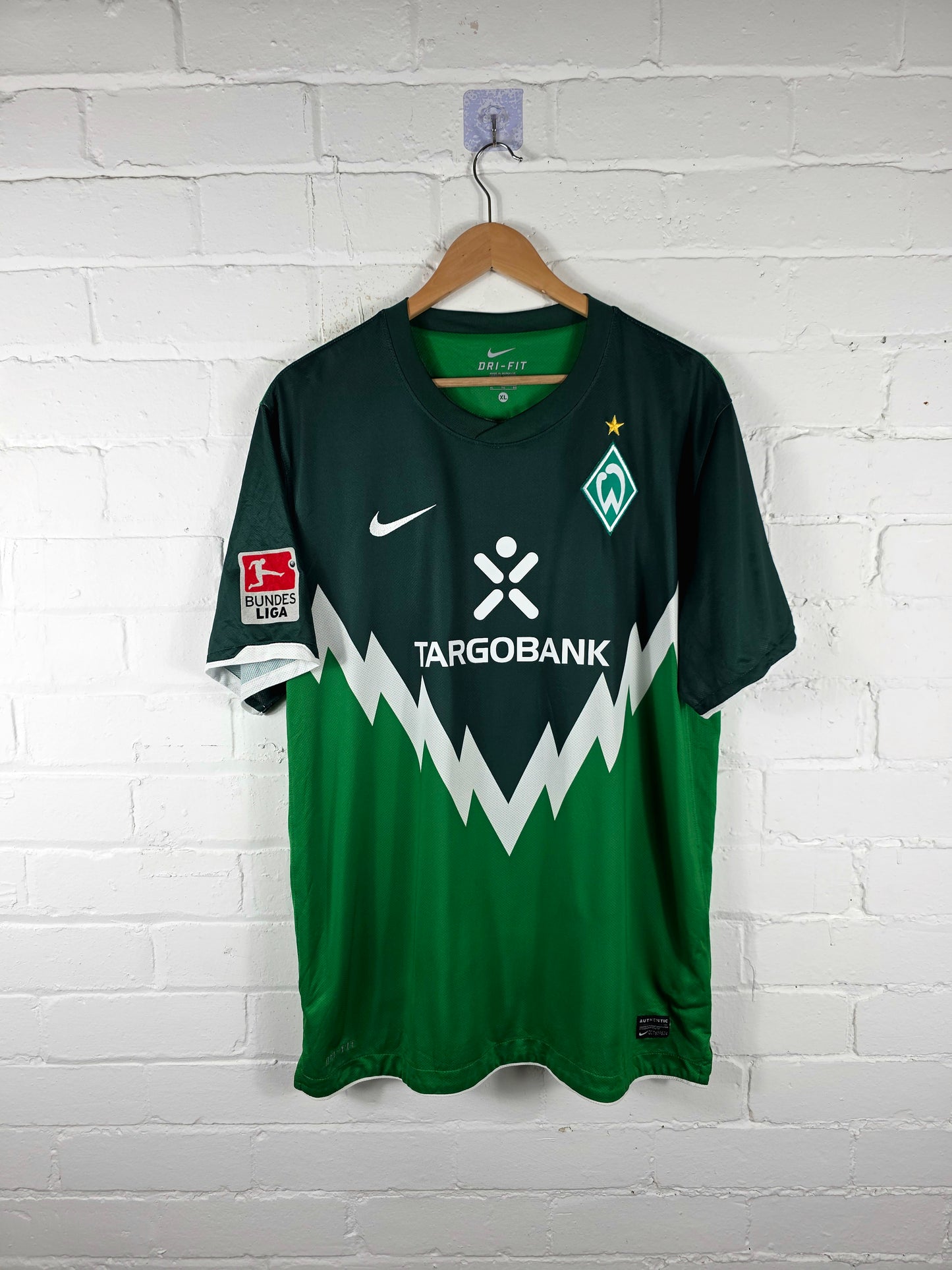 Nike Werder Bremen 2010/11 'Arnautovic 7' Home Football Shirt