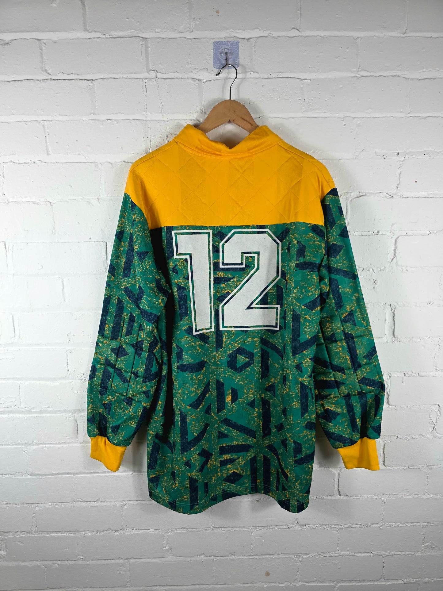 Ennerre Vintage 1990s Long Sleeve Goalkeeper Template Shirt XL