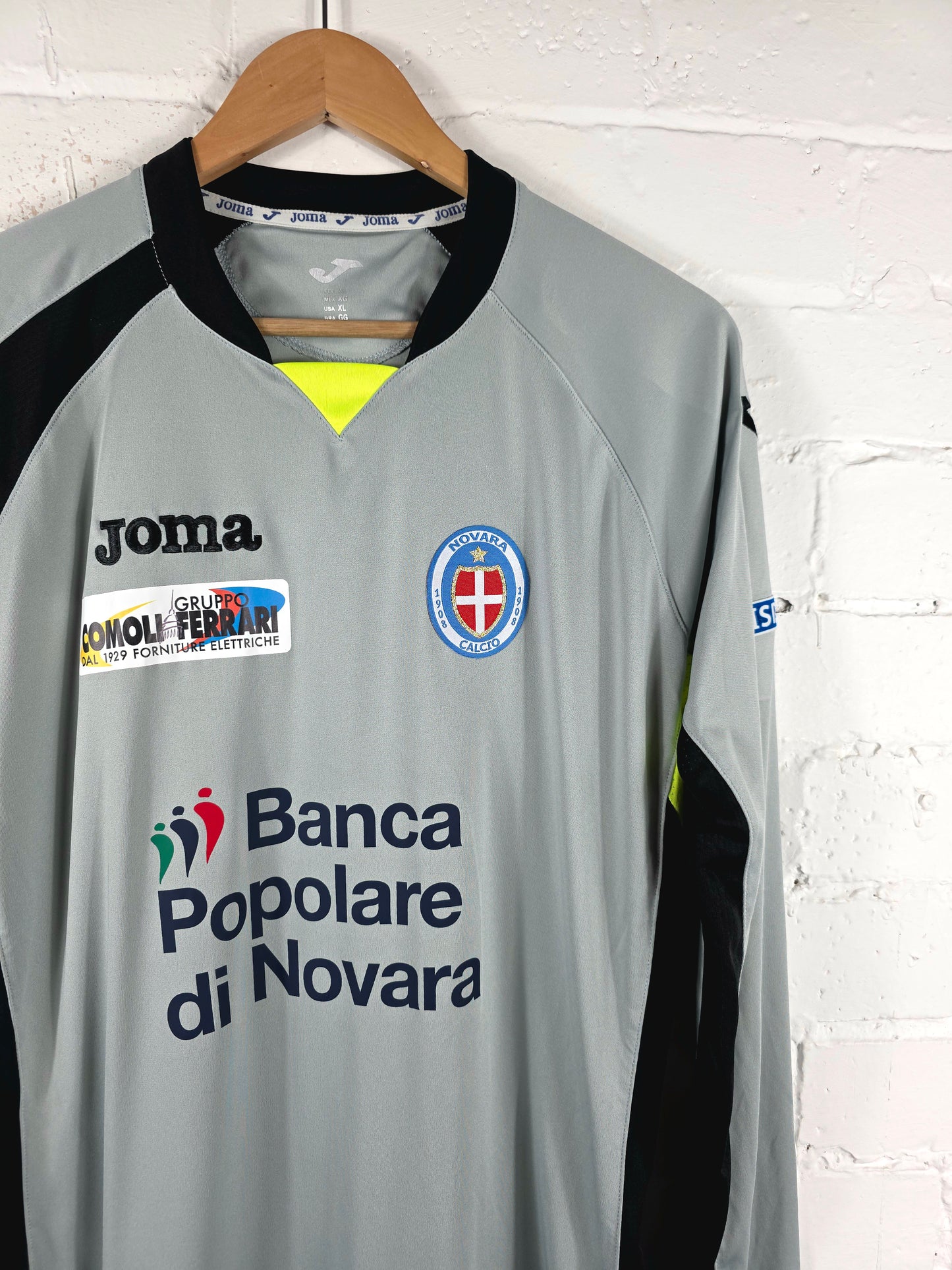 Joma Novara 2015/17 'Cavana 1' Match Issue Long Sleeve Goalkeeper Shirt XL