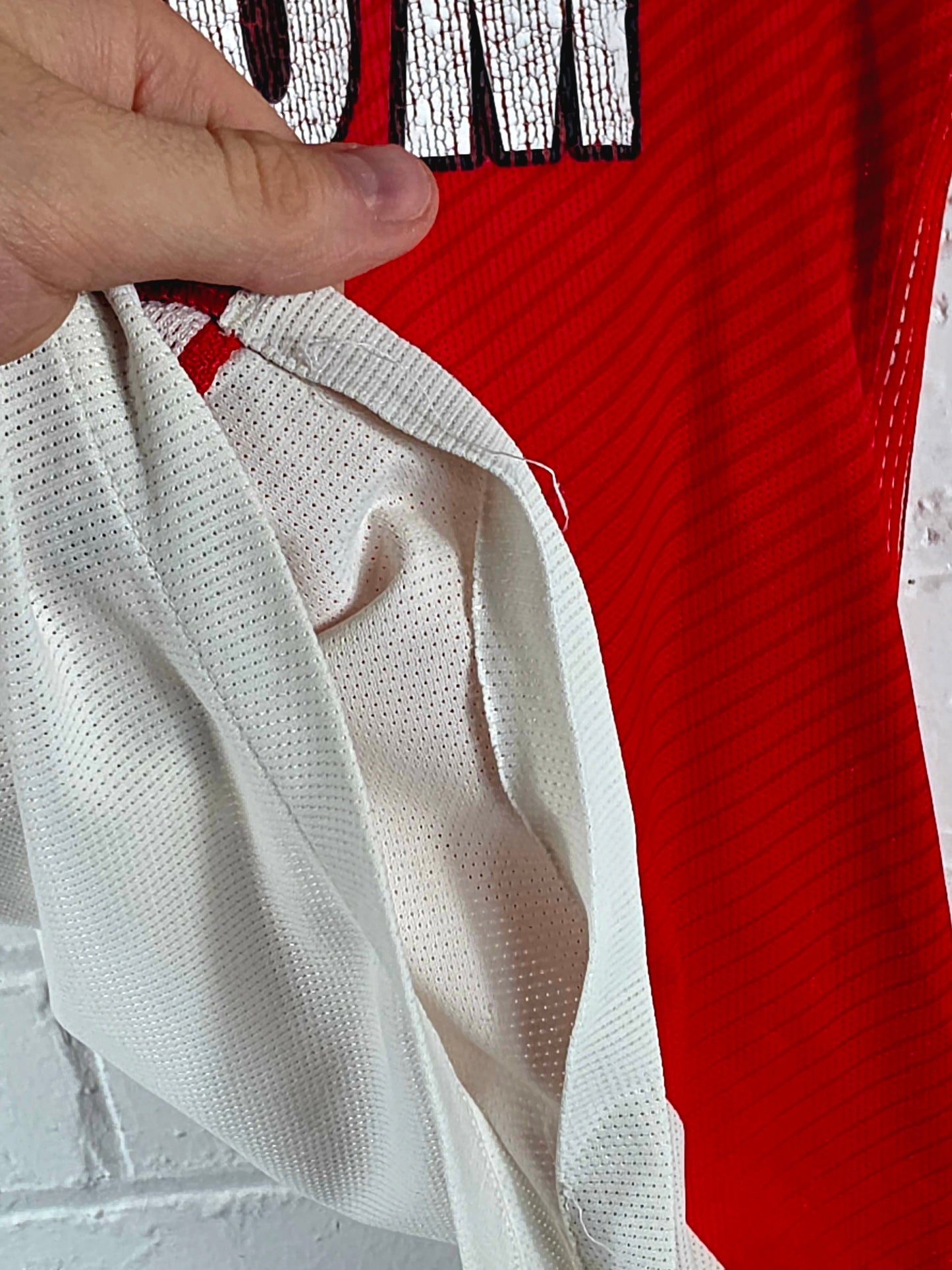 Nike A.S Monaco 2016/17 'Diallo 34' Match Issue Home Shirt Medium