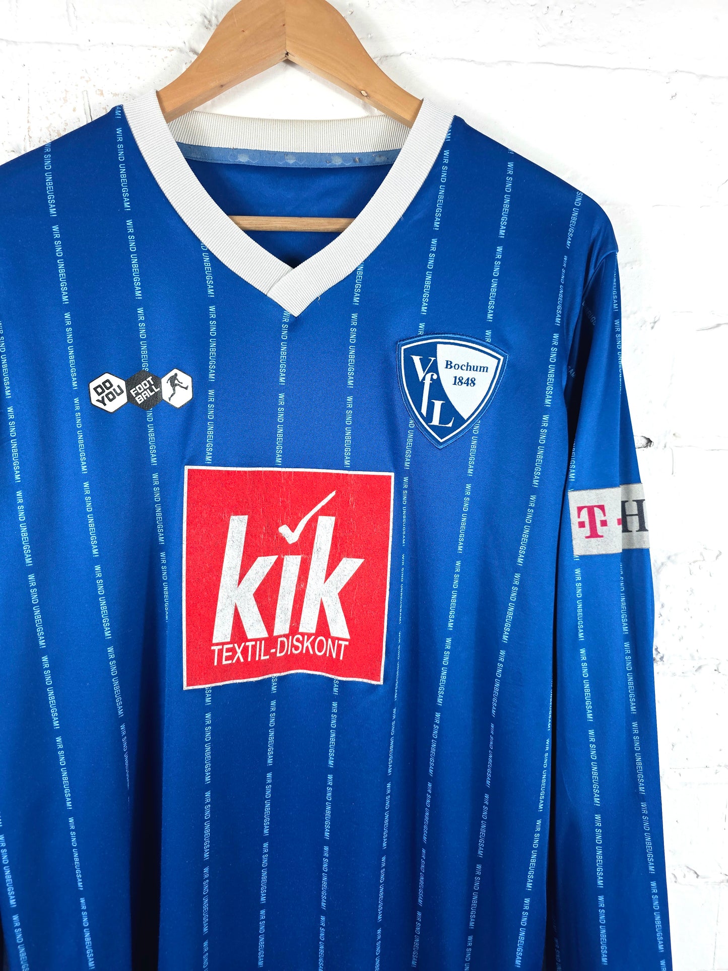 Do You Football Bochum 2008/09 'Epalle 10' Match Issue Long Sleeve Home Shirt XL