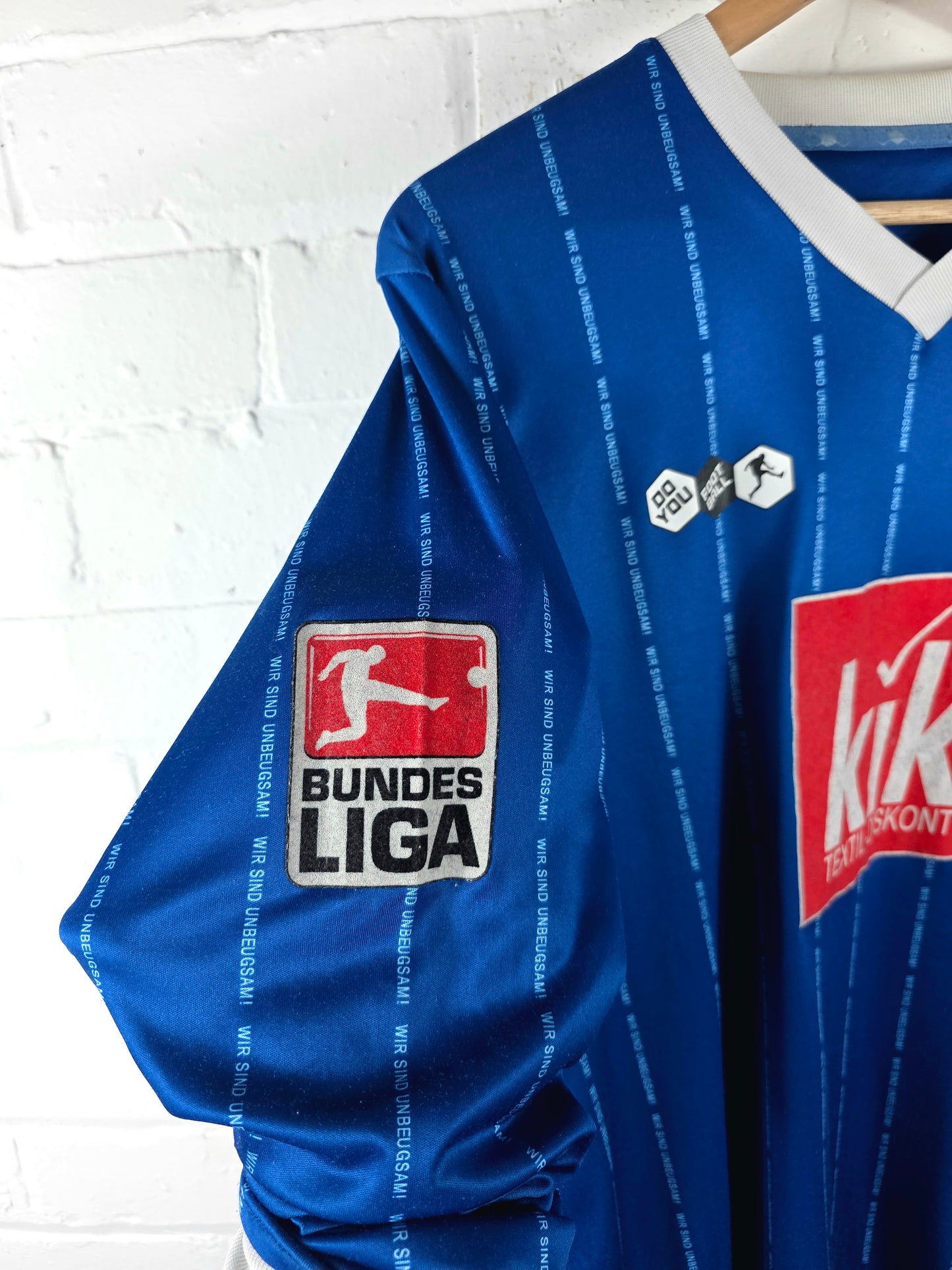 Do You Football Bochum 2008/09 'Epalle 10' Match Issue Long Sleeve Home Shirt XL