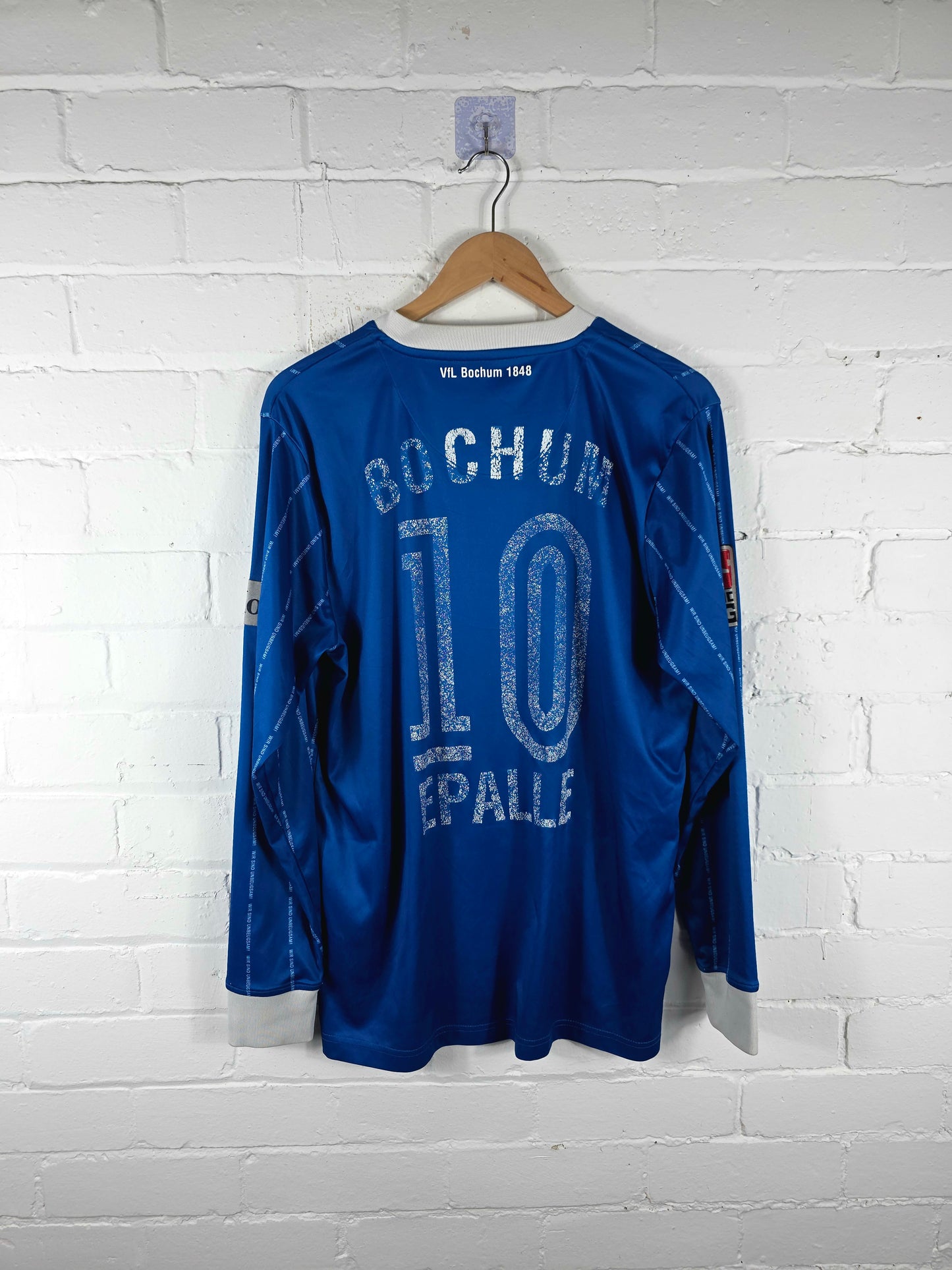Do You Football Bochum 2008/09 'Epalle 10' Match Issue Long Sleeve Home Shirt XL