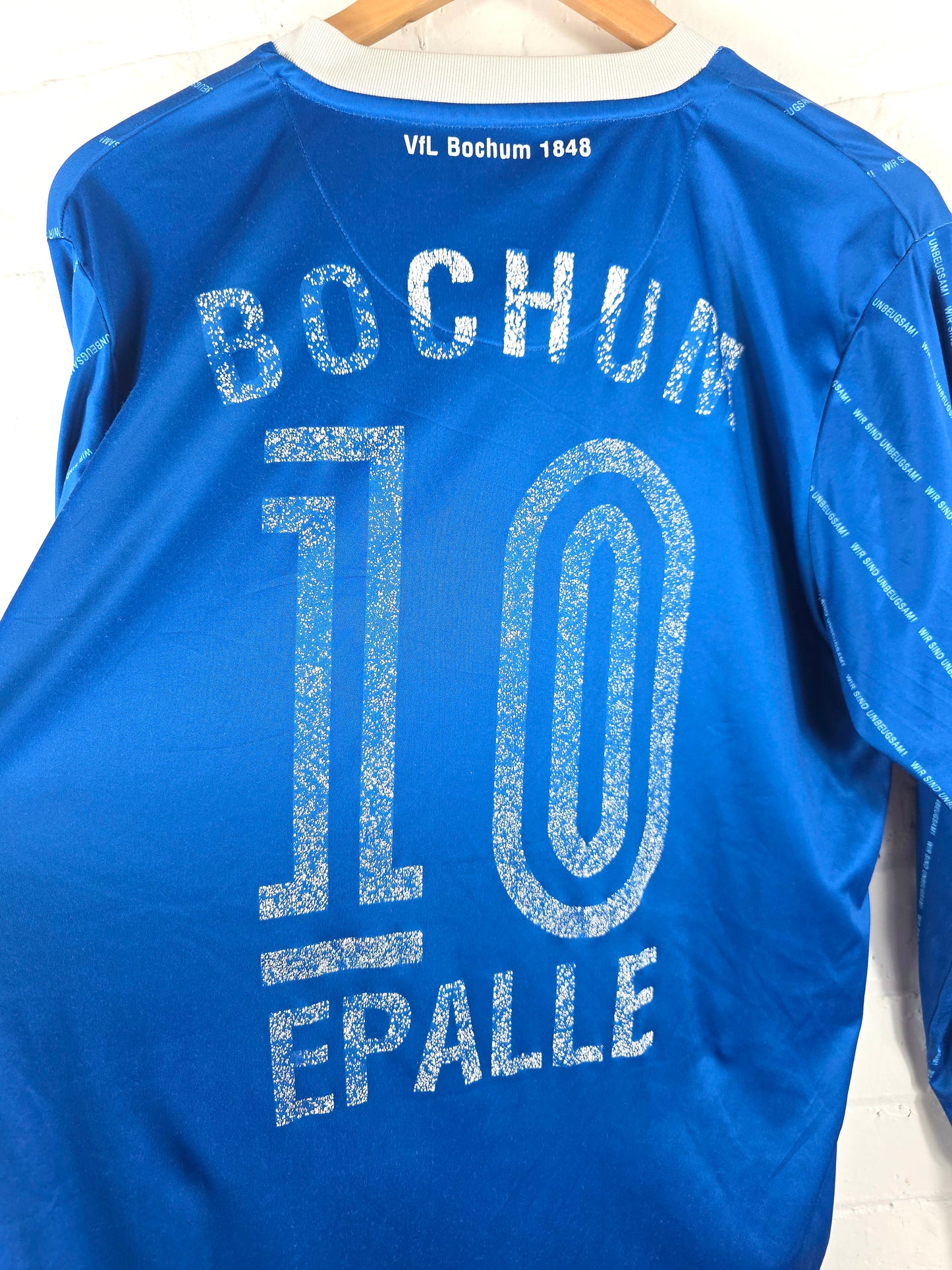 Do You Football Bochum 2008/09 'Epalle 10' Match Issue Long Sleeve Home Shirt XL