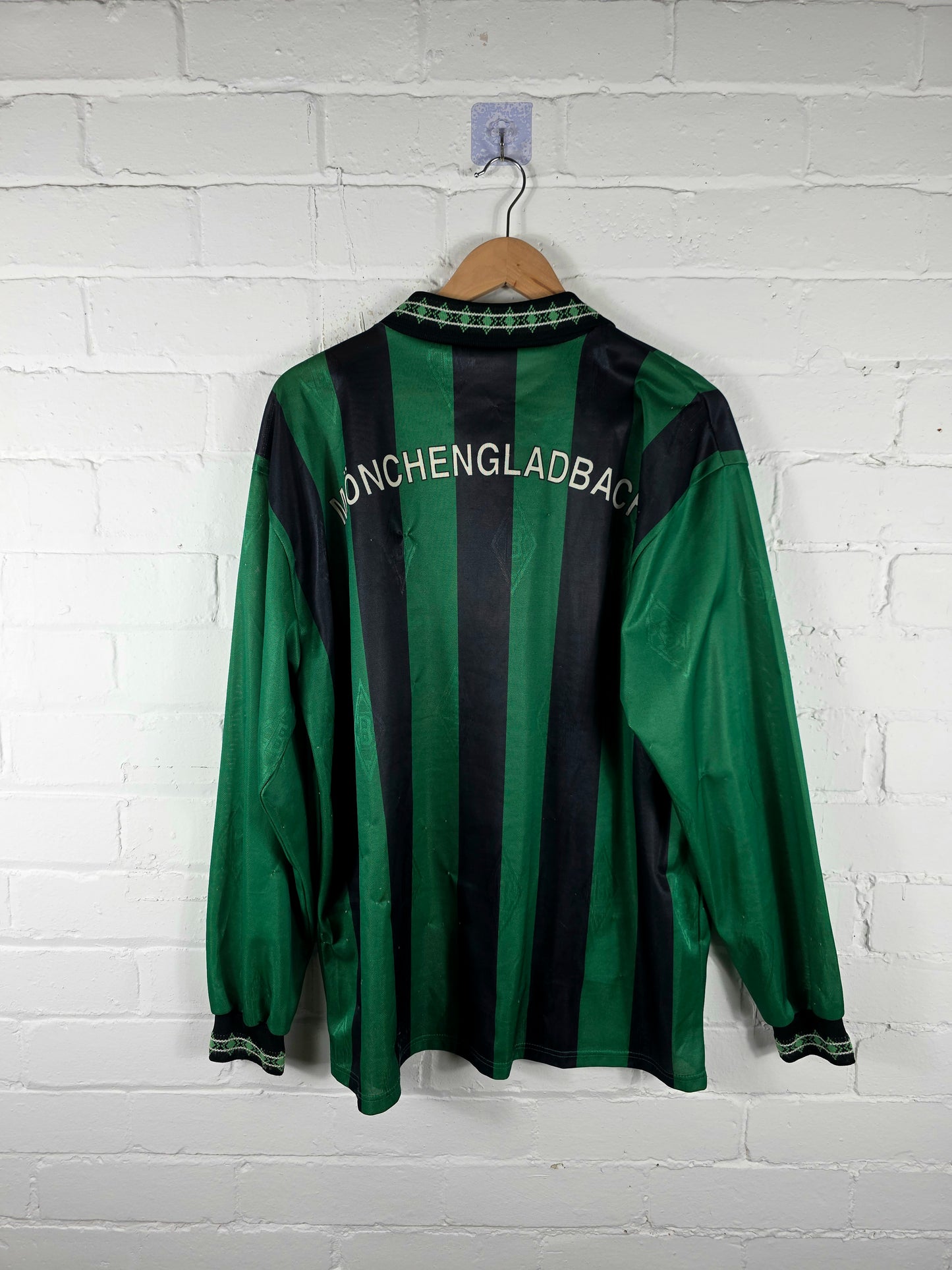 Reebok Borussia Monchengladbach 1995/96 Long Sleeve Home Shirt XL