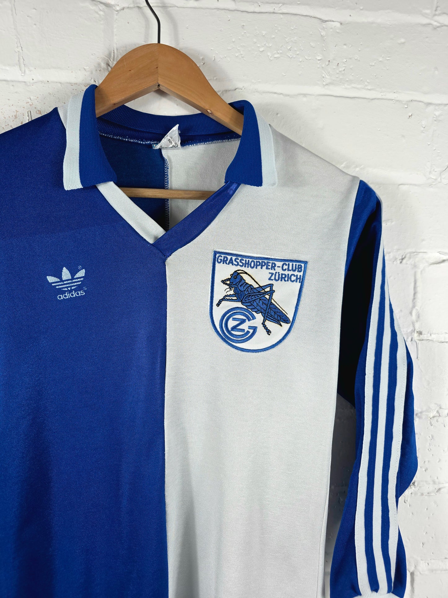 Adidas Grasshoppers 1980/1985 Long Sleeve Home Shirt Small