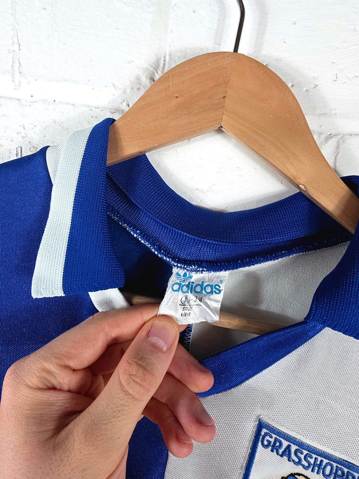 Adidas Grasshoppers 1980/1985 Long Sleeve Home Shirt Small