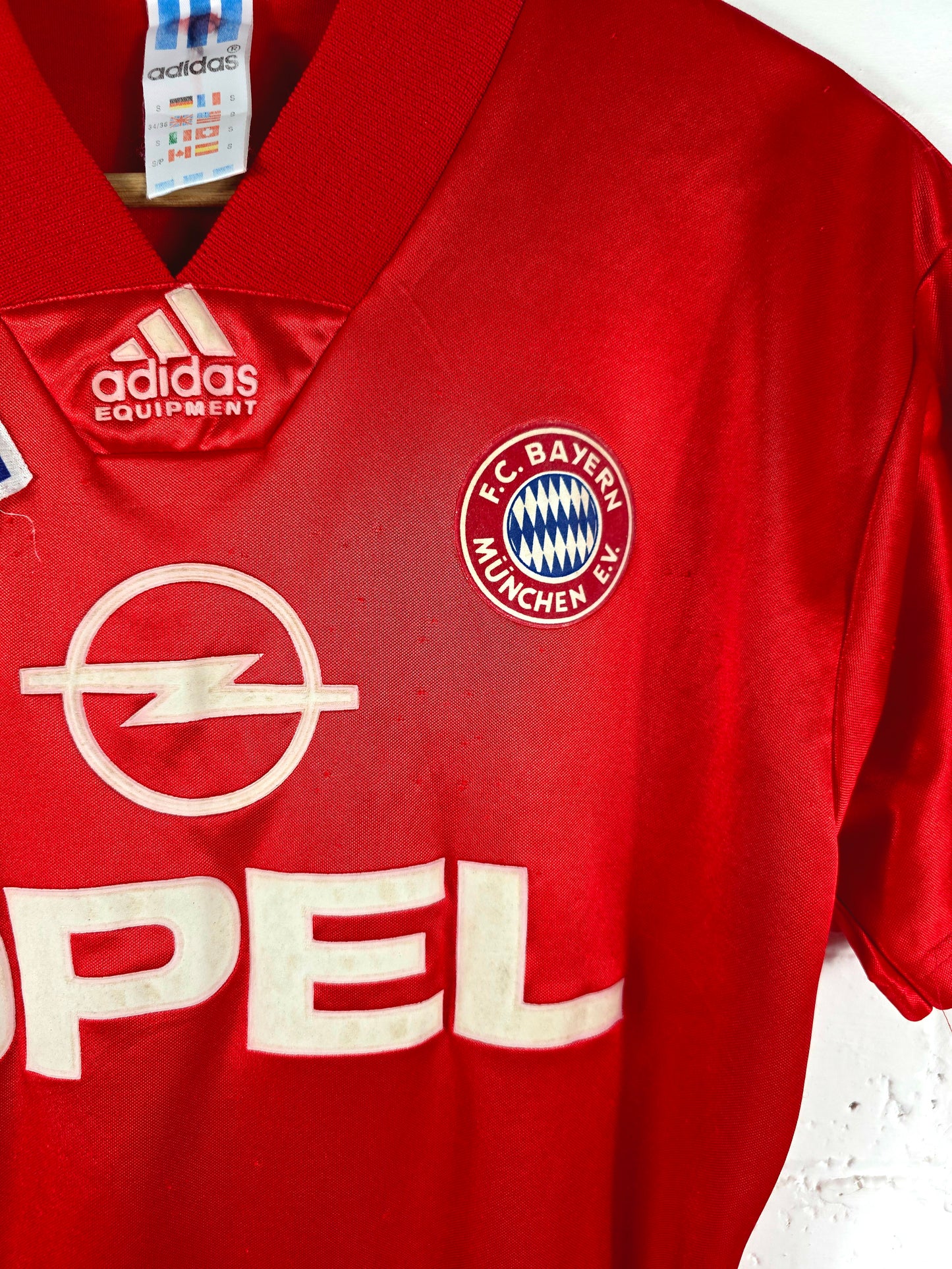 Adidas Bayern Munich 1991/93 Home Shirt Small