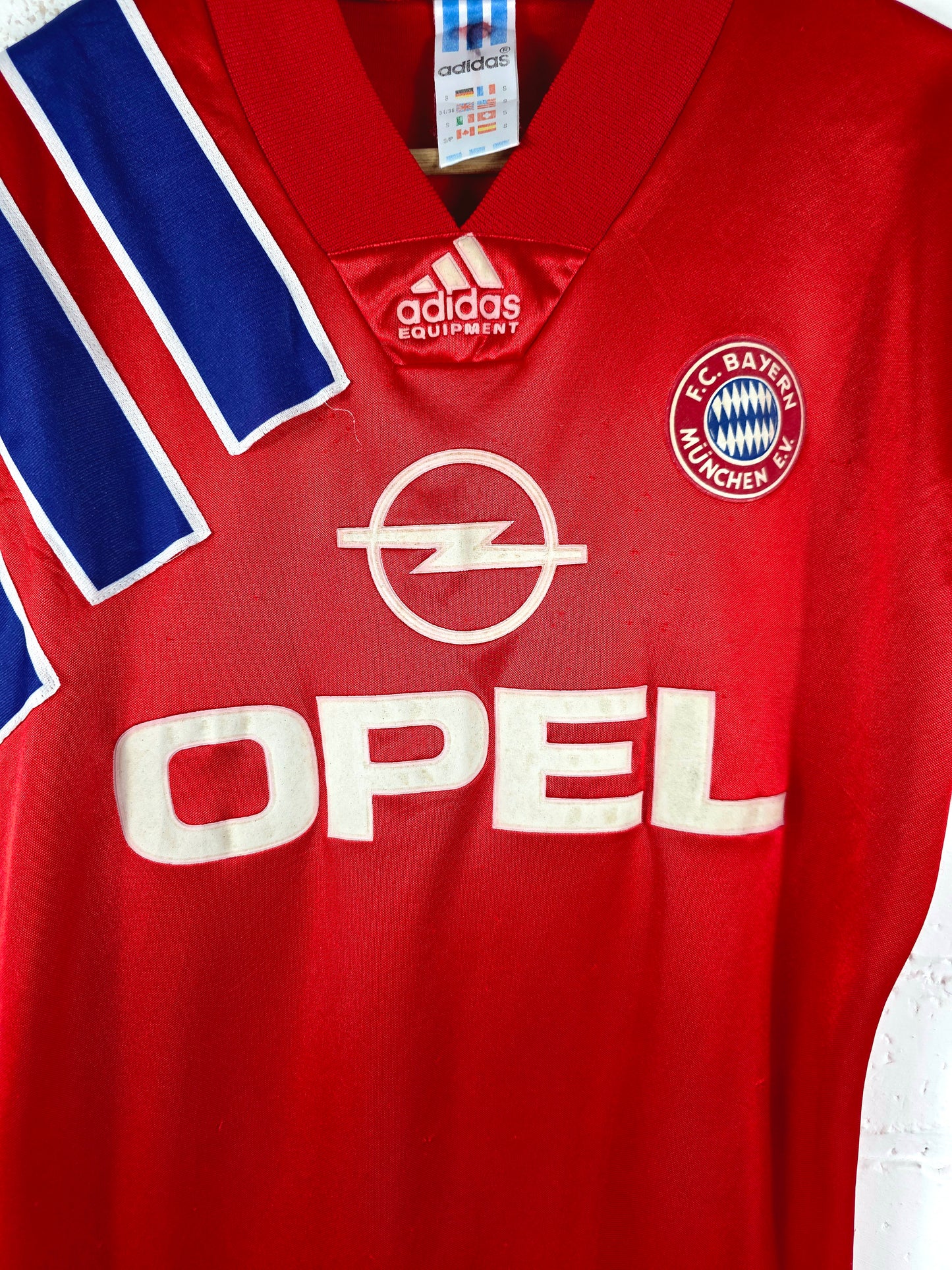Adidas Bayern Munich 1991/93 Home Shirt Small
