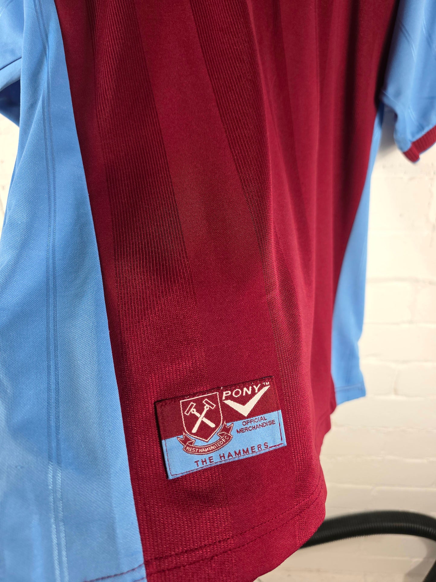Pony West Ham United 1997/98 Home Shirt Medium