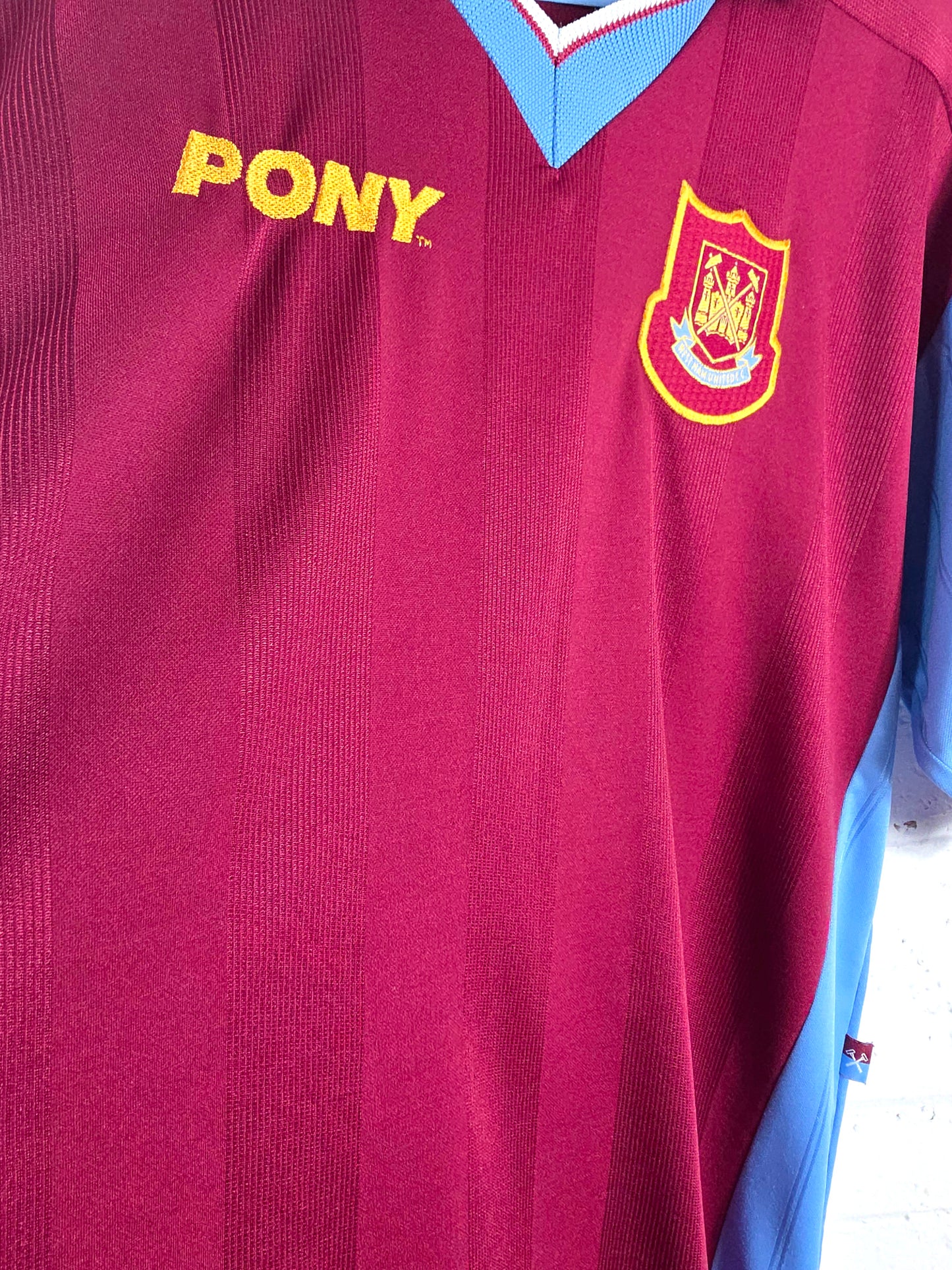Pony West Ham United 1997/98 Home Shirt Medium