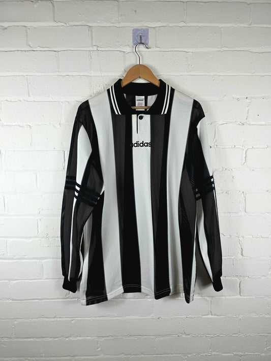 Adidas 1990s Long Sleeve Vintage Template Football Shirt Large