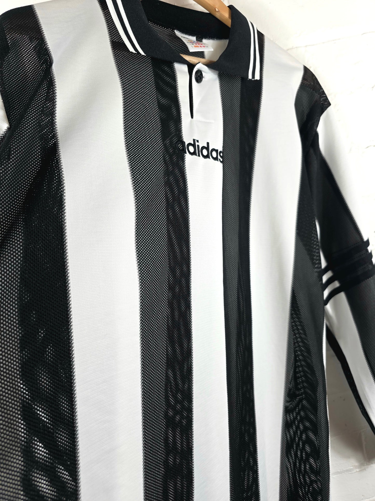 Adidas 1990s Long Sleeve Vintage Template Football Shirt Large