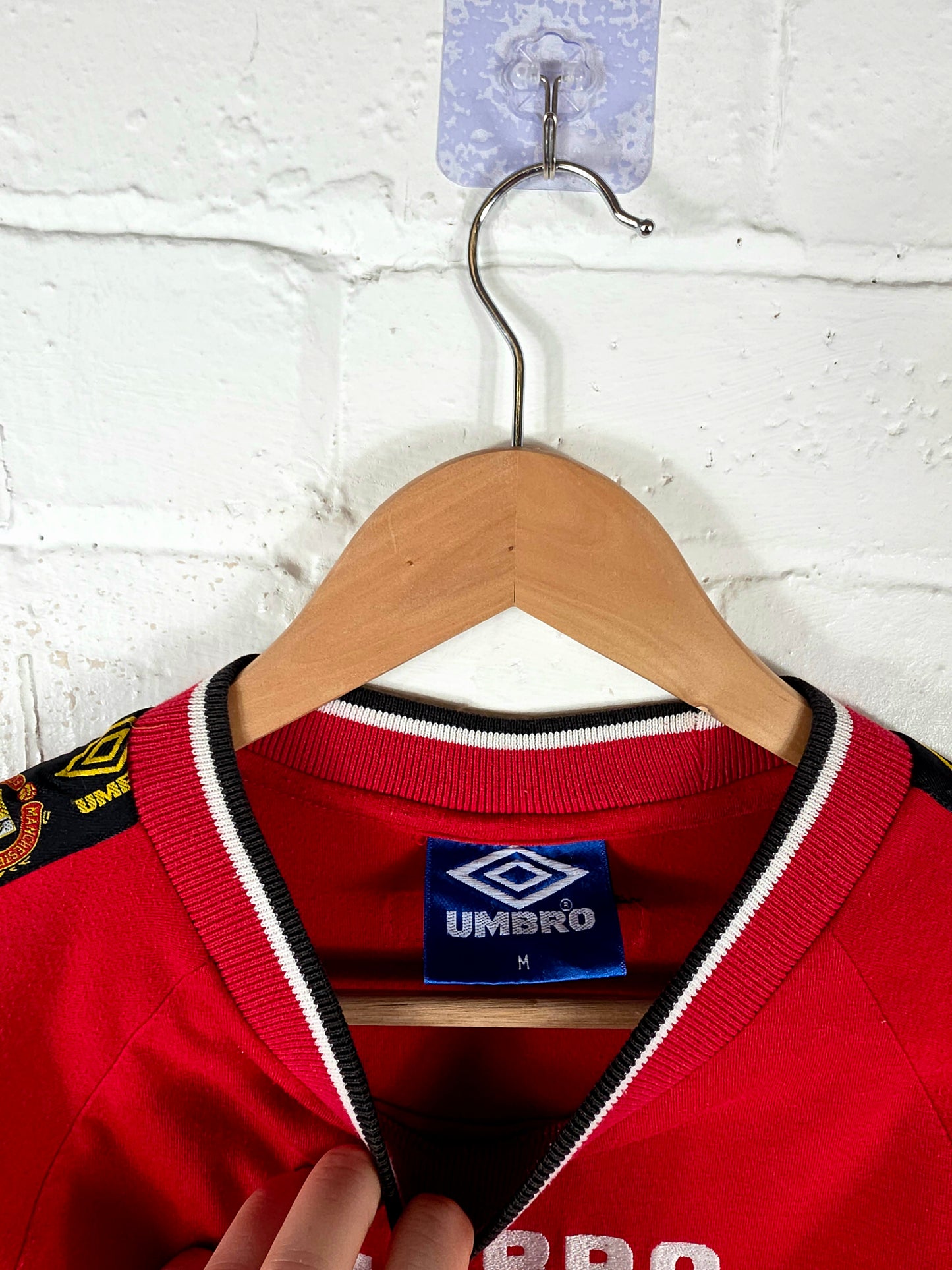 Umbro Manchester United 1996/97 Cotton Training Football Shirt Medium