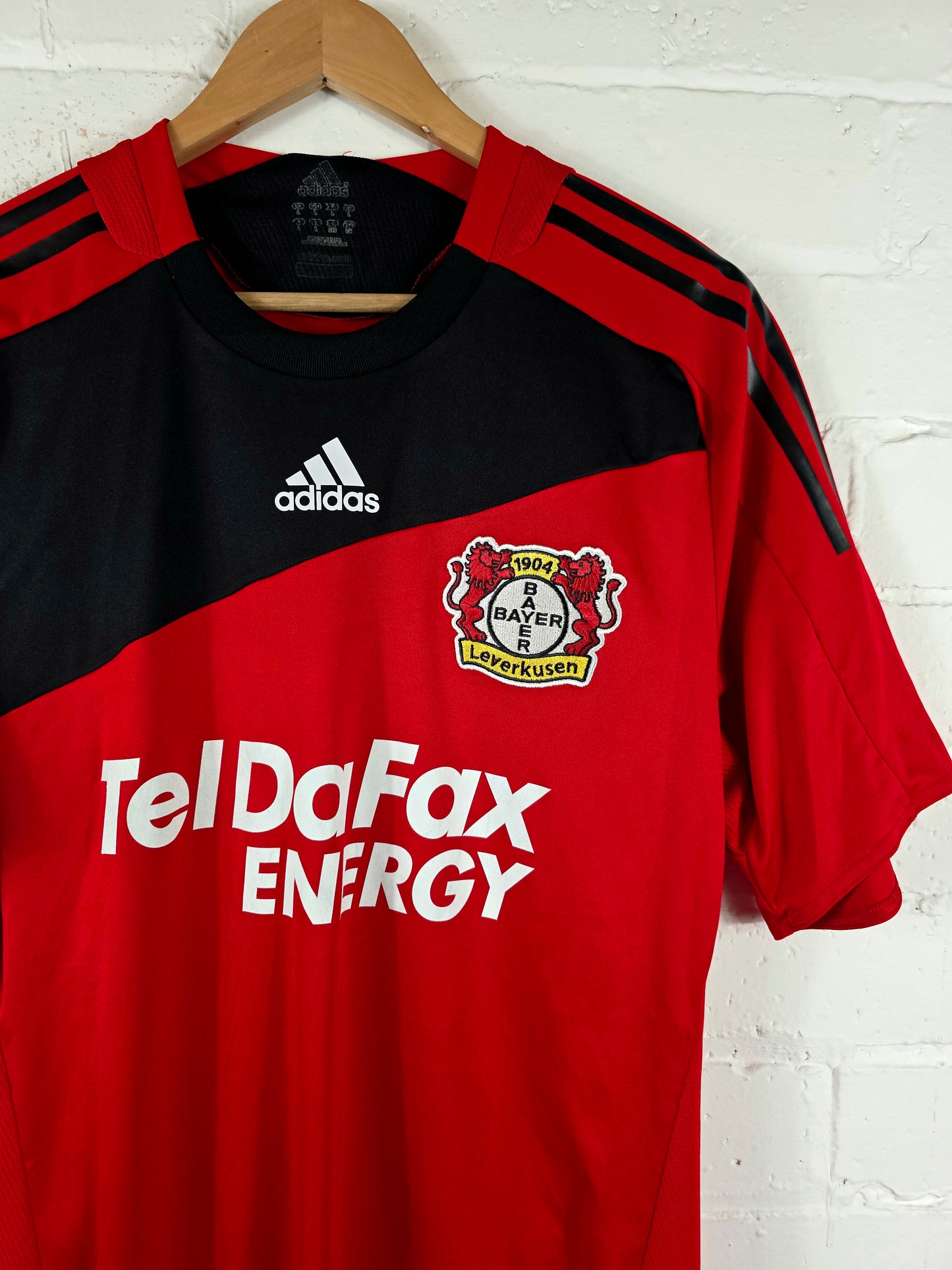 Adidas Bayer Leverkusen 2008/09 'Sneider 25' Match Issue Home Shirt Large