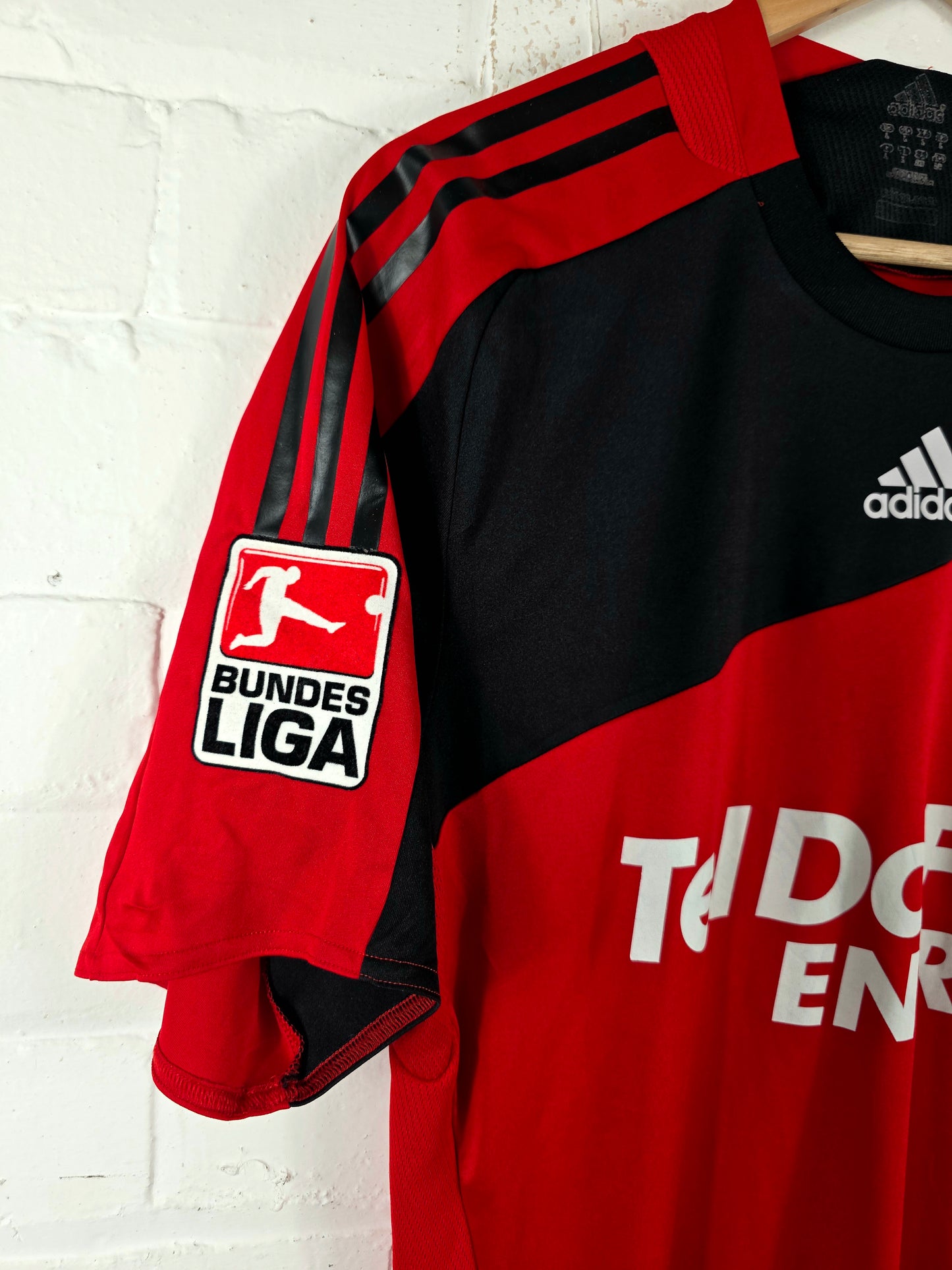 Adidas Bayer Leverkusen 2008/09 'Sneider 25' Match Issue Home Shirt Large