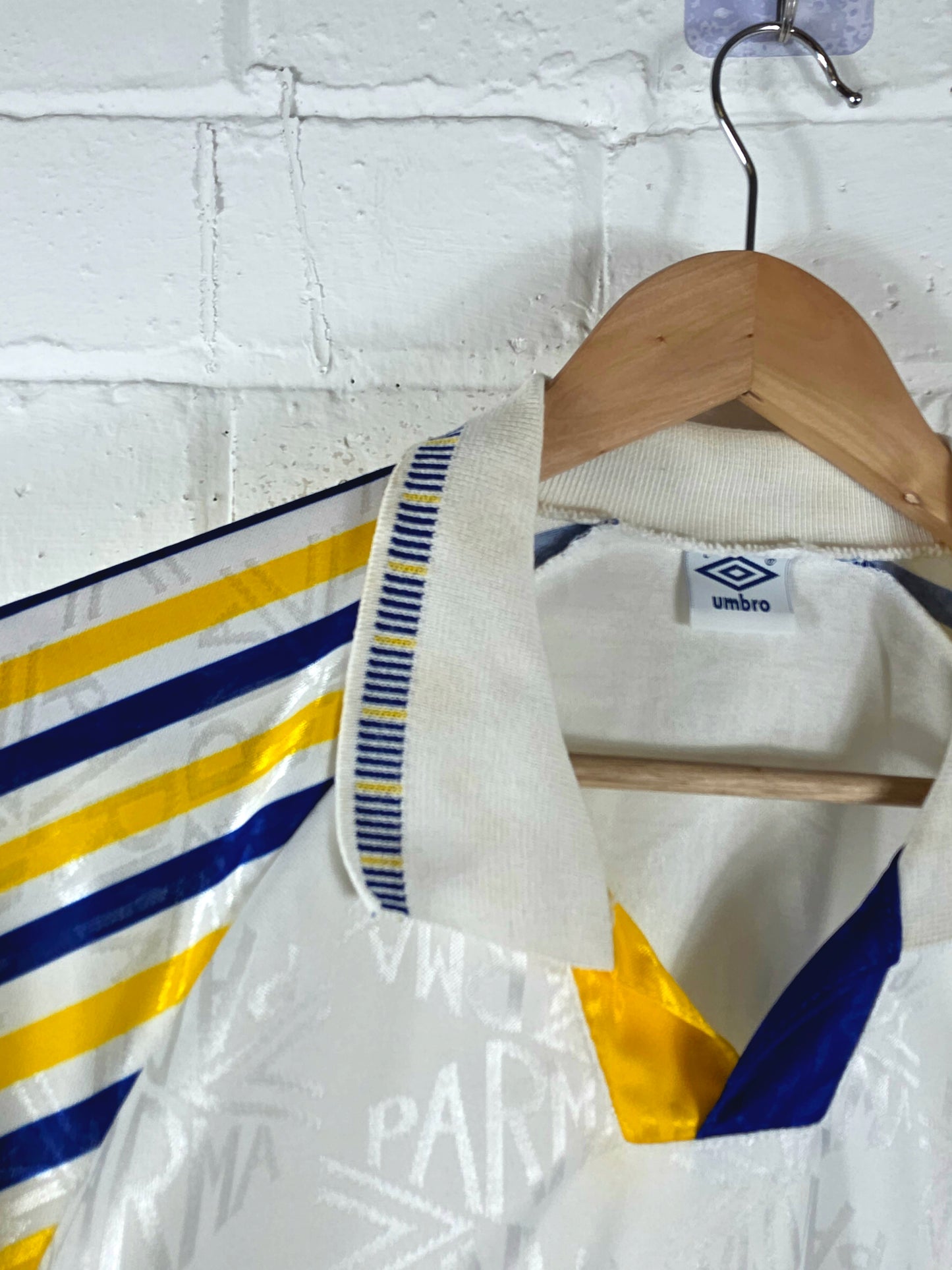 Umbro Parma 1991/92 Home Shirt Large