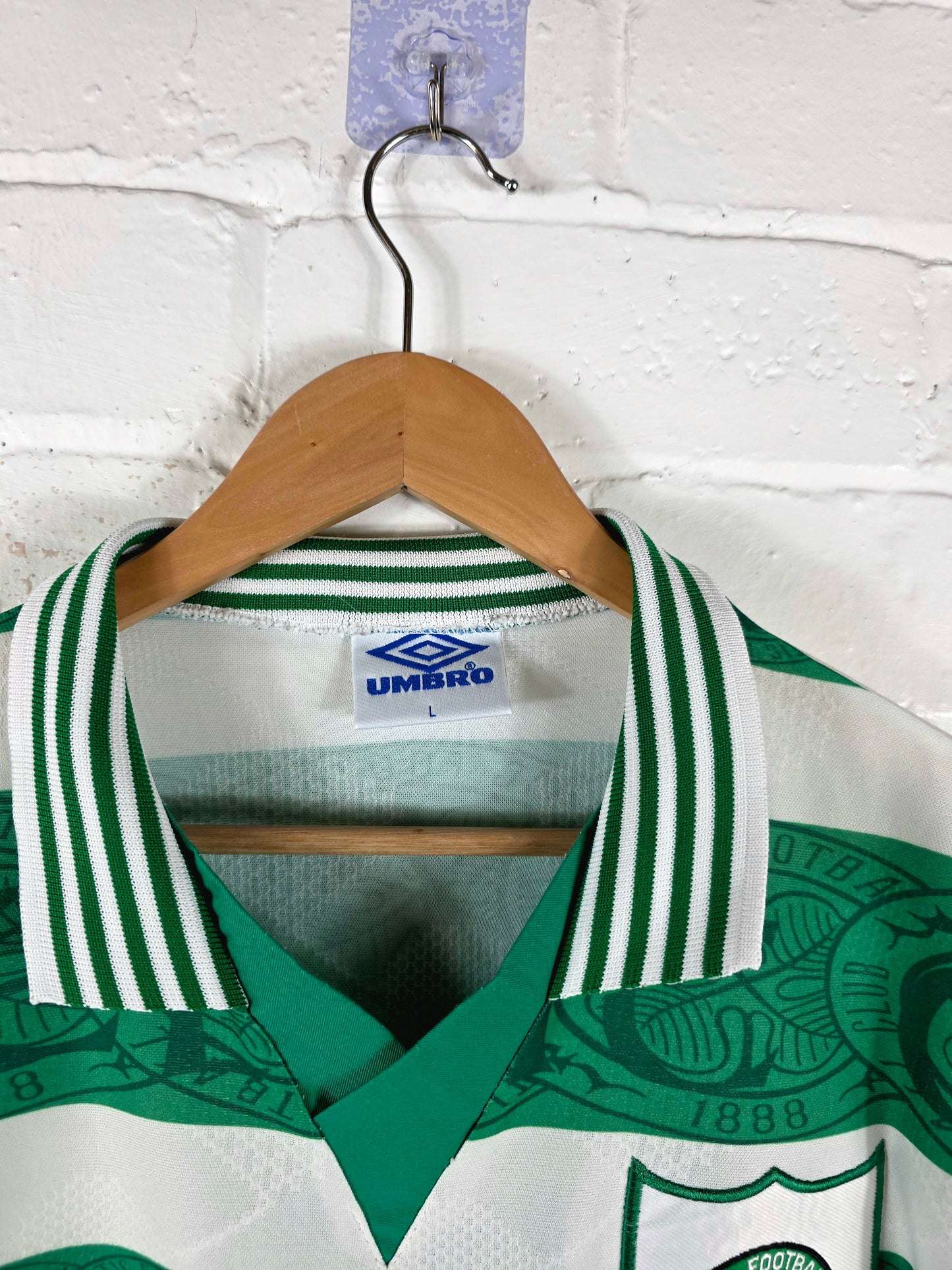 Umbro Celtic 1995/97 Home Shirt Large