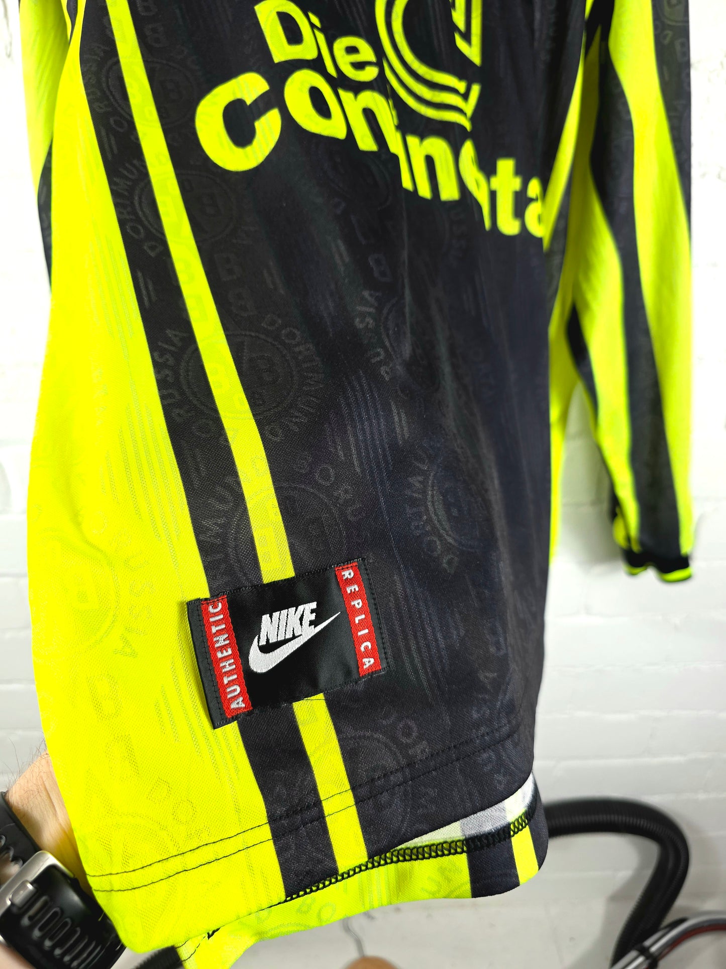 Nike Borussia Dortmund 1996/97 Long Sleeve Away Shirt XXL